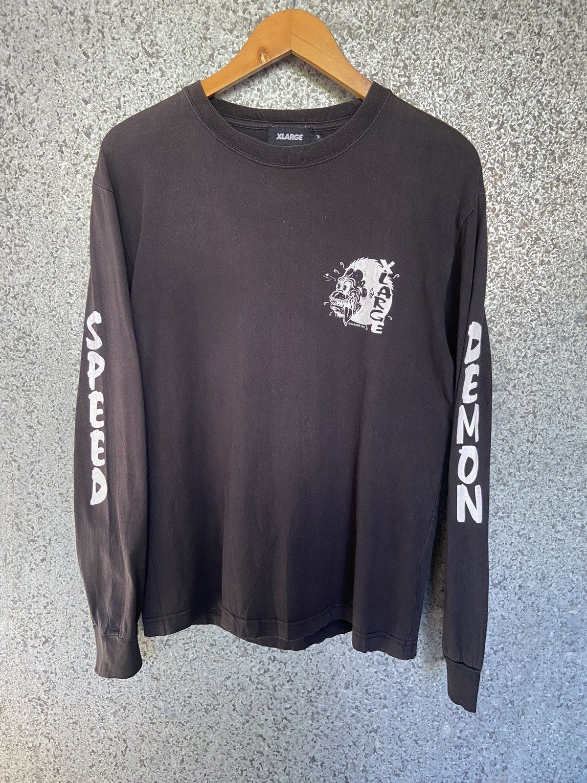Demon 🔥 Vtg 90s Vintage X Large t shirt long sleeve speed demon Size US M / EU 48-50 / 2 - 6 Thumbnail