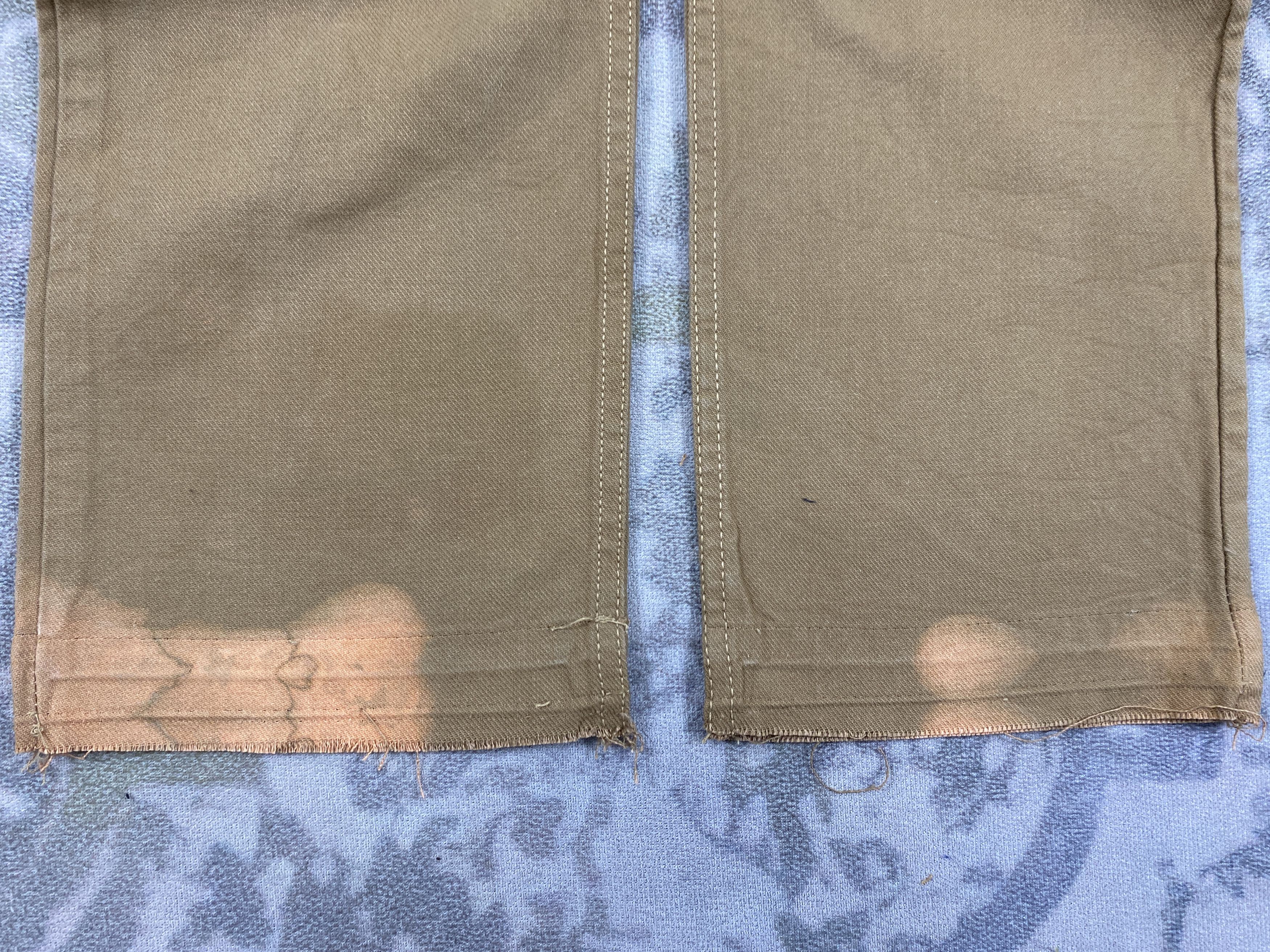 Japanese Brand Brown Vintage Grf Jeans 29x29 Denim- JN3777 Size US 29 - 6 Thumbnail