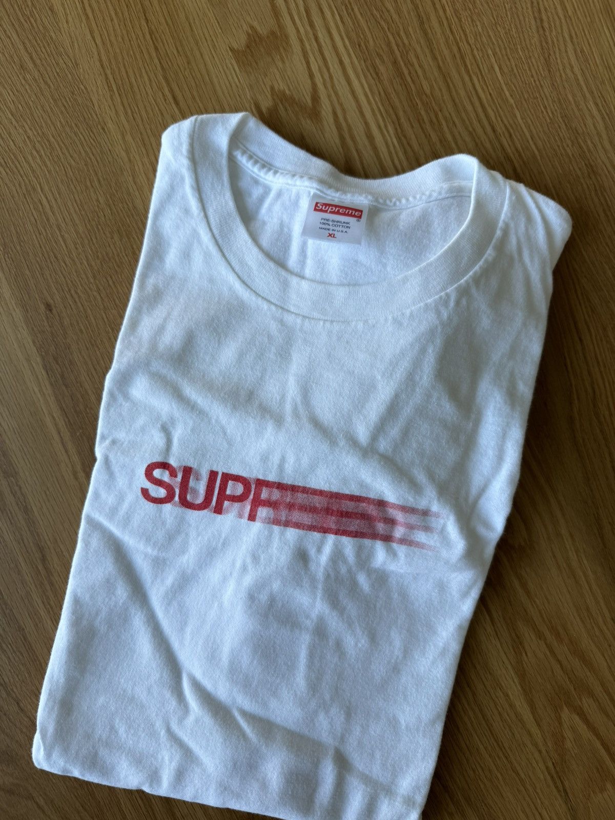 Supreme Supreme Motion logo tee Size US XL / EU 56 / 4 - 3 Thumbnail