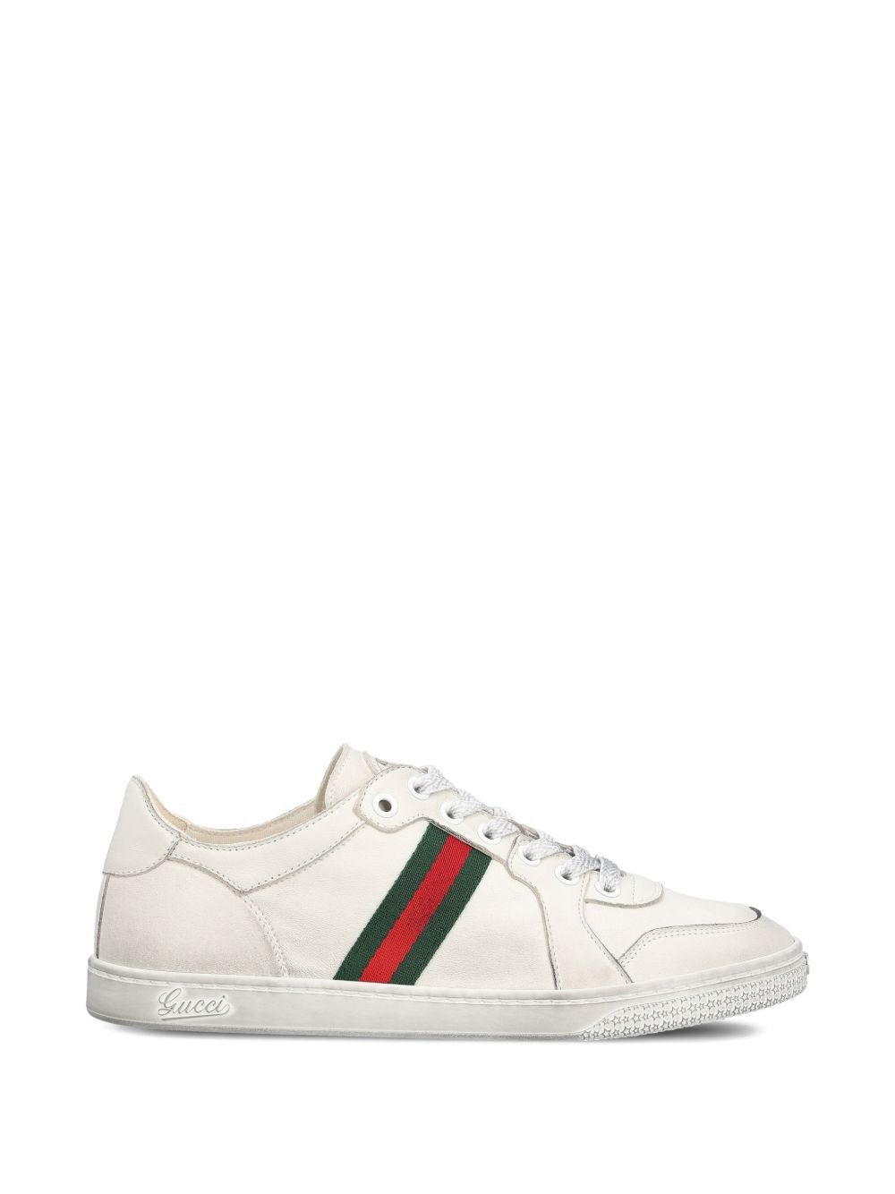 Gucci STRETCH LEATHER SNEAKERS Size US 9 / IT 39 - 1 Thumbnail