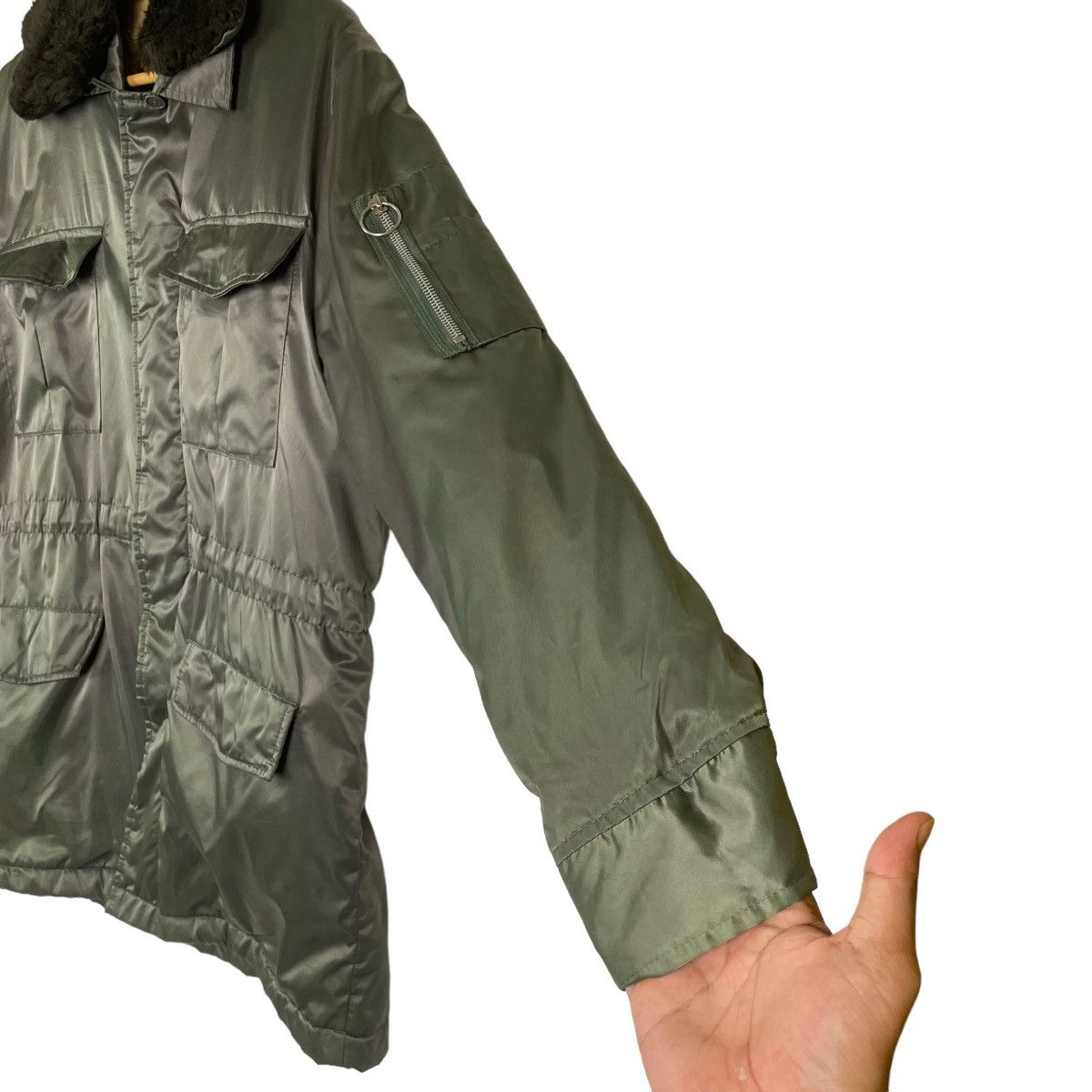 Japanese Brand Japanese Ex-Jet Faux Fur Tactical Jacket Size US M / EU 48-50 / 2 - 12 Thumbnail