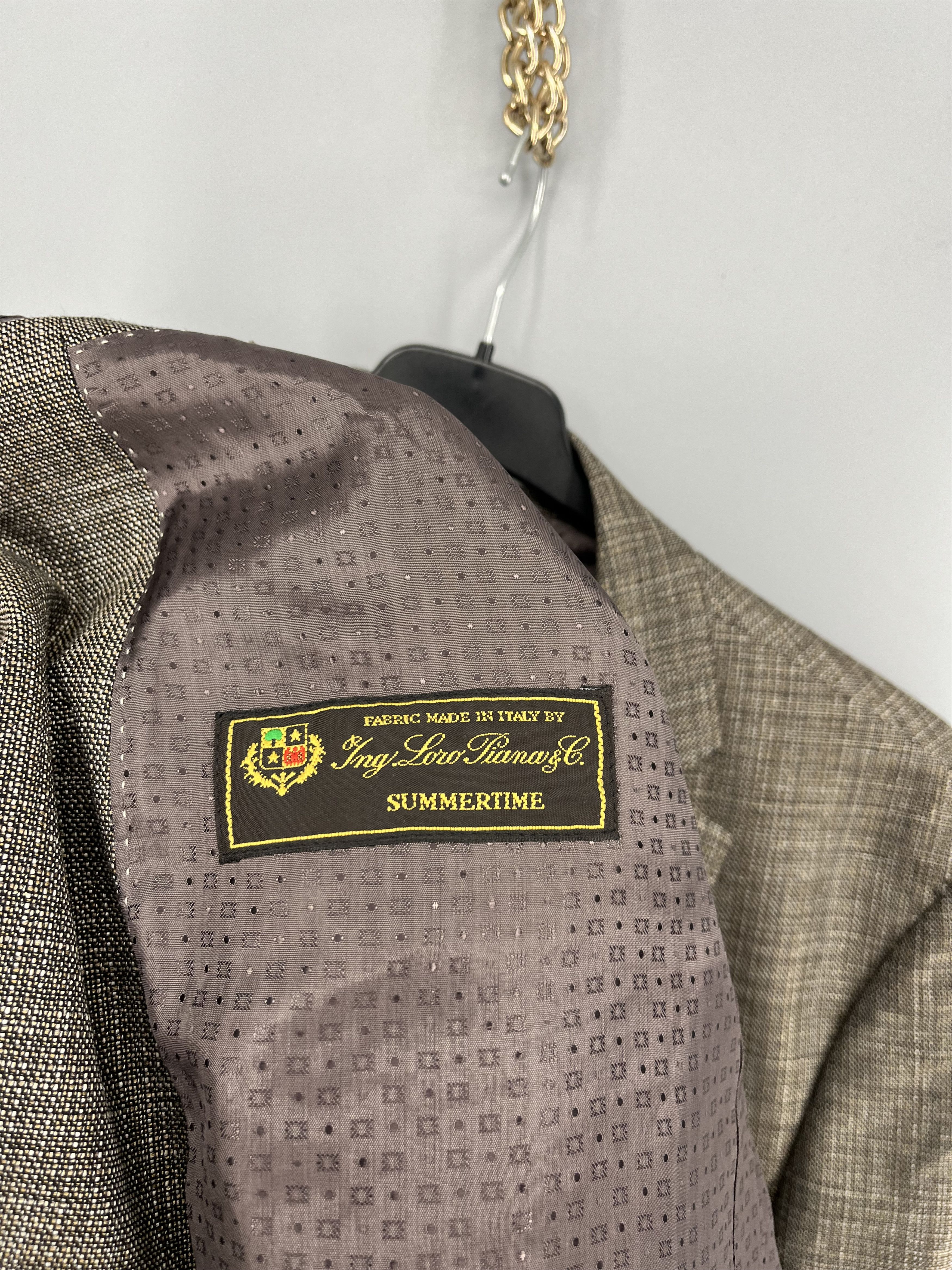Loro Piana Carl Gross Black Line Loro Piana Summertime Blazer 44L Size 44L - 4 Thumbnail