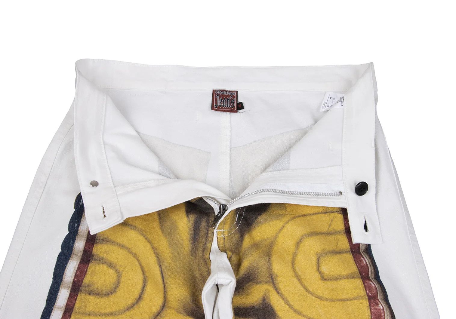 Jean Paul Gaultier Trompe L'Oeil Cotton Stretch Pants in White Size US 32 / EU 48 - 5 Thumbnail
