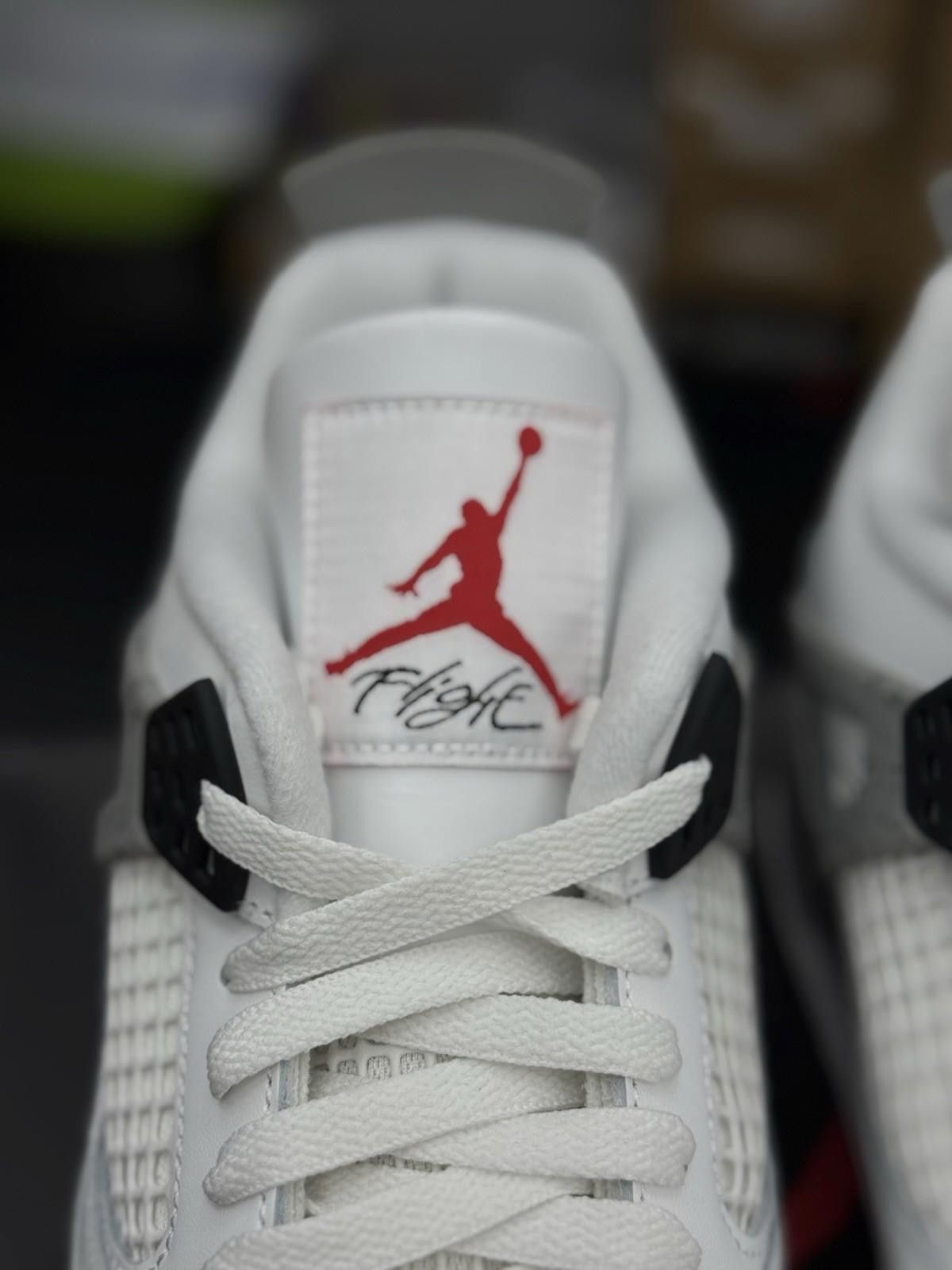 Nike Size 13 - Nike Air Jordan 4 Retro White Cement 2025 New Size US 13 / EU 46 - 7 Thumbnail