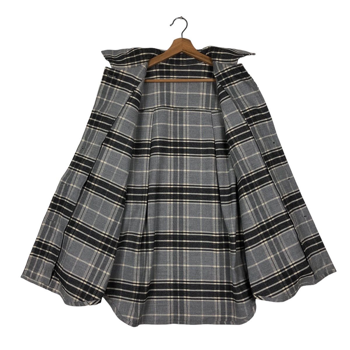 Japanese Brand 🔥90’s Vintage Flannel Shirt Jacket Gu Japan Tartan Design Size US L / EU 52-54 / 3 - 10 Thumbnail