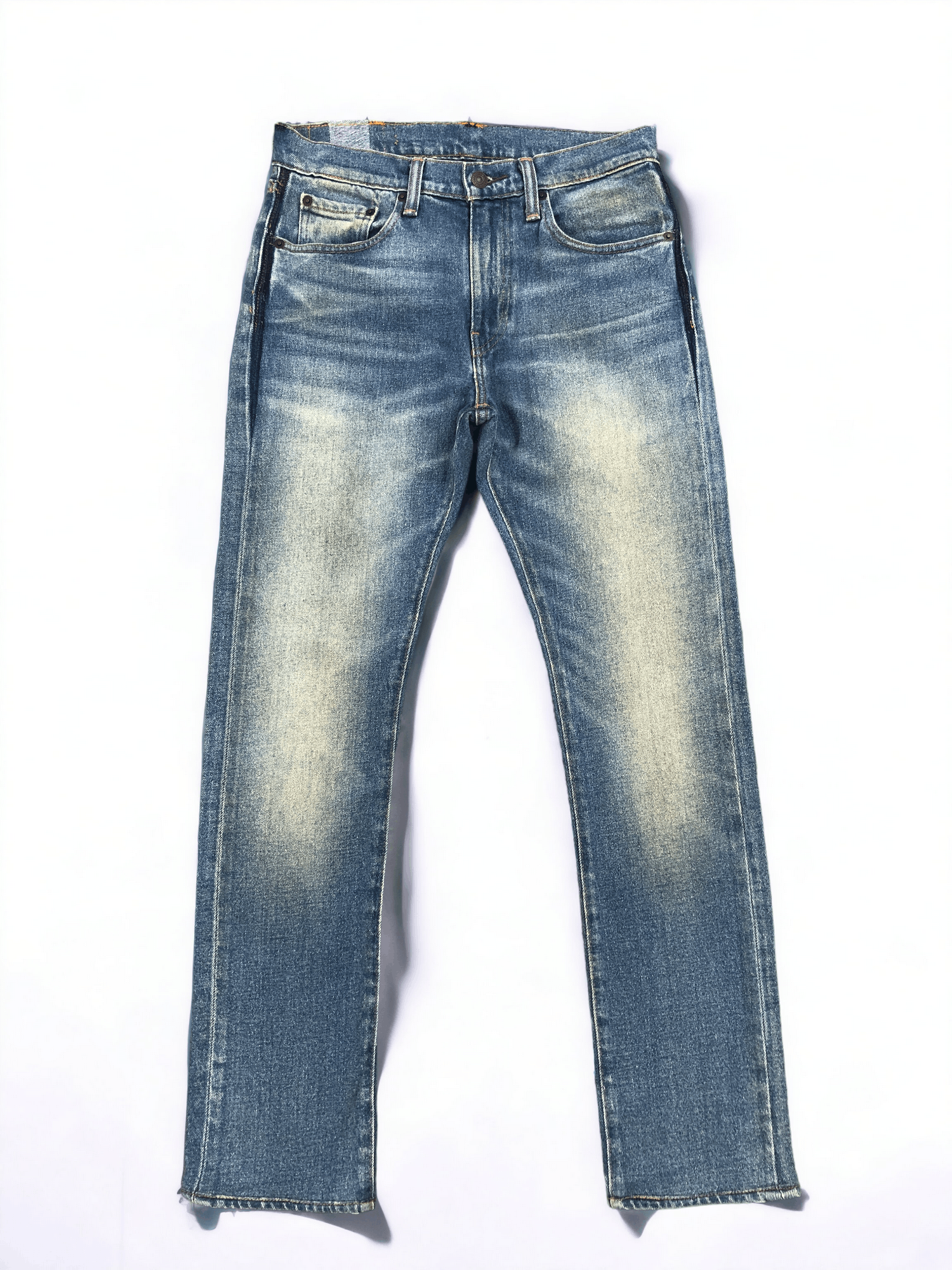 Levi's Vintage Levis 505 Faded Blue Jeans 29x28.5 S0016 Size US 29 - 1 Thumbnail
