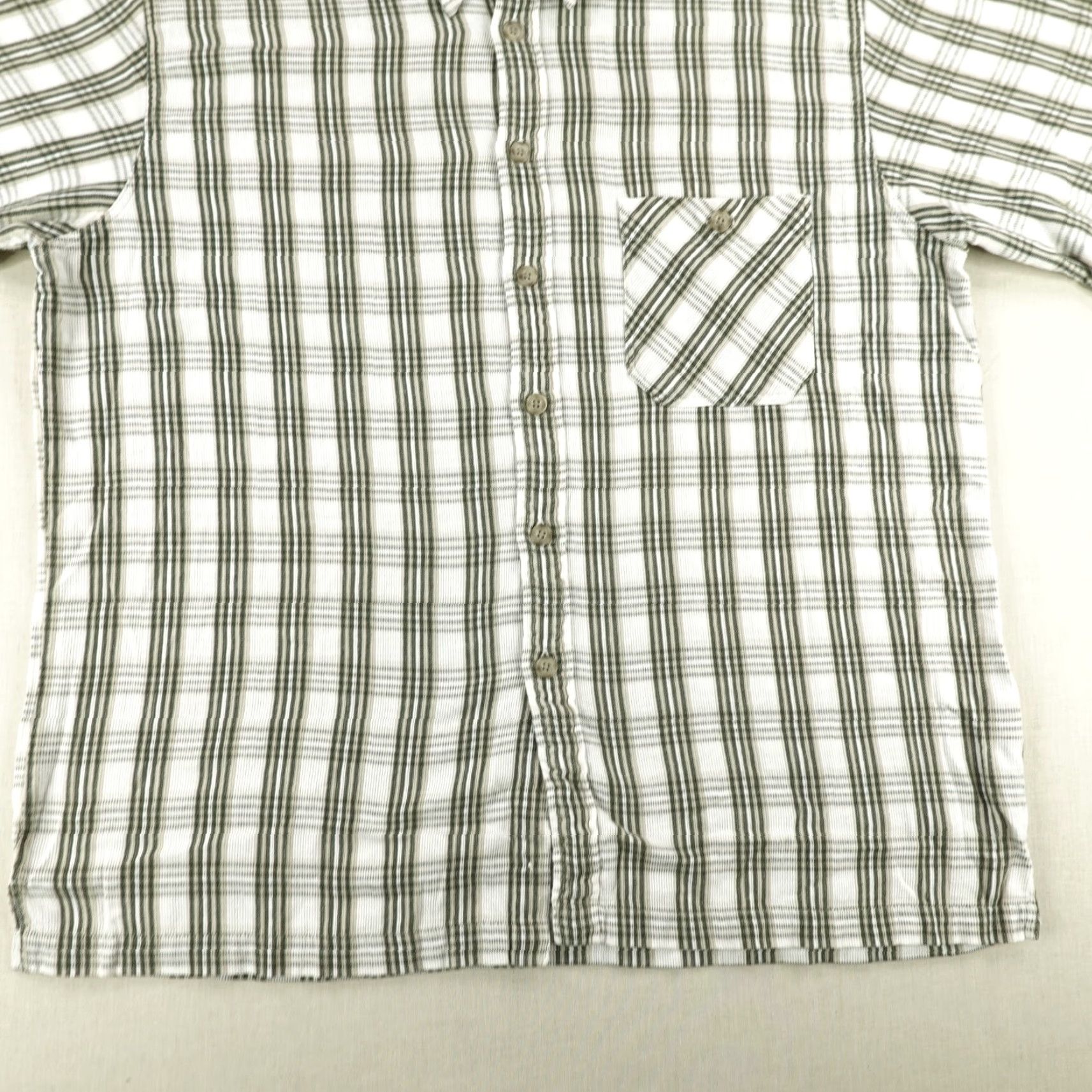 Levi's Vintage Levi's Shirt Mens XL Corduroy Plaid Green Beige Button-Up 90s Cam p Cotton Cotton? Size US XL / EU 56 / 4 - 4 Thumbnail
