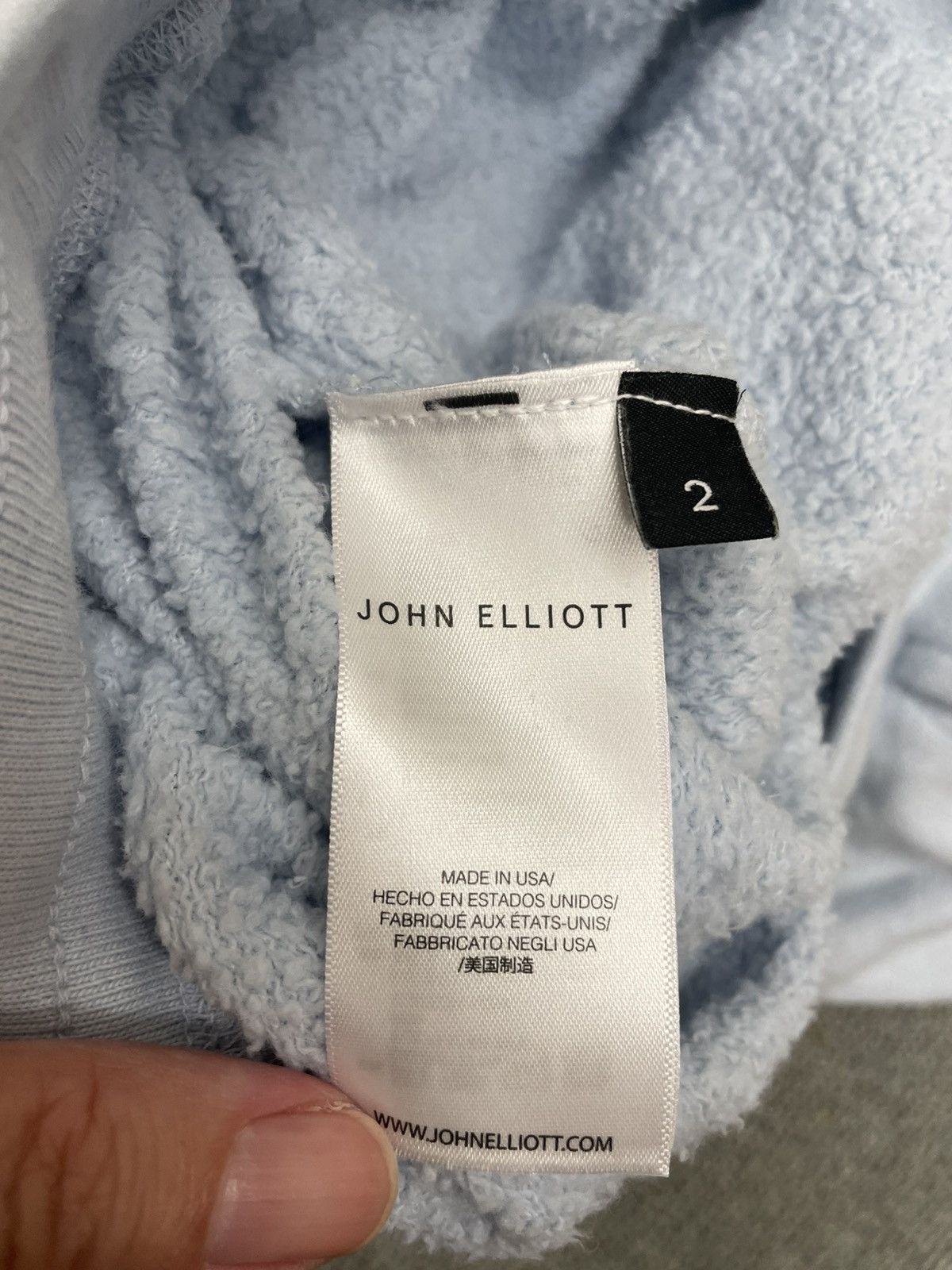 John Elliott John Elliott Gulf Blue Shorts Size US 26 / EU 42 - 8 Thumbnail