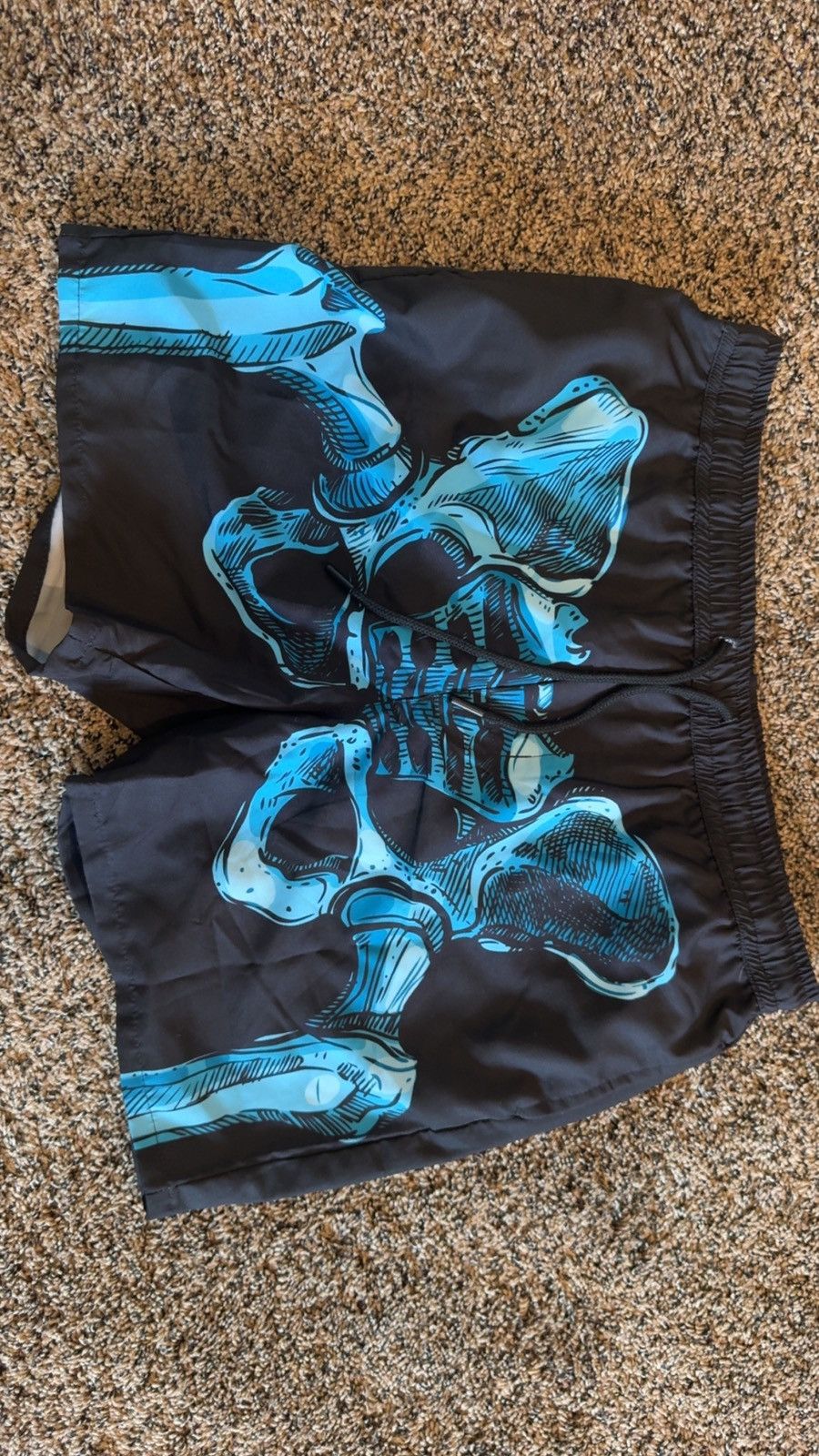Boohoo Skeleton Swim Shorts Size US 35 - 1 Thumbnail