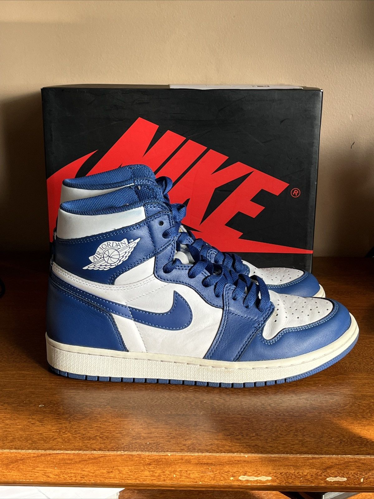 Jordan Brand × Nike Jordan 1 storm blue 2016 Size US 9 / EU 42 - 2 Thumbnail