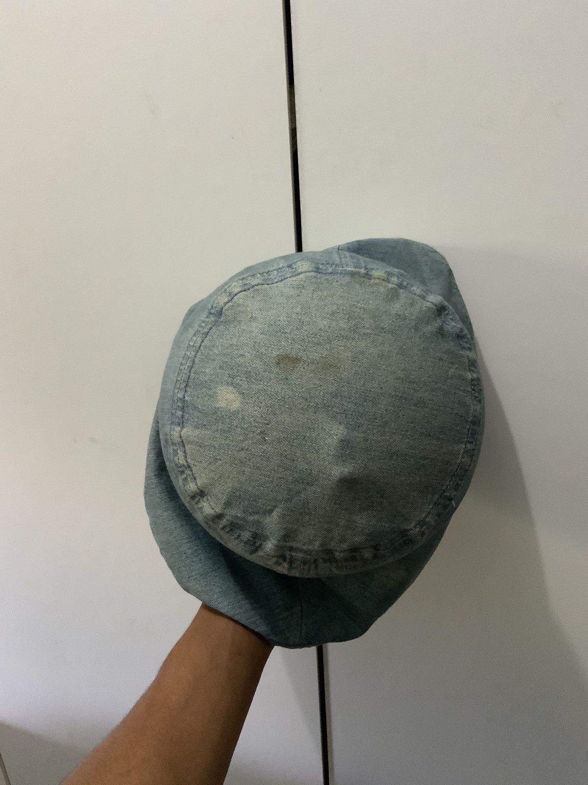 If Six Was Nine UP Renoma Fade Rusty Denim Bucket Hat Size ONE SIZE - 6 Thumbnail