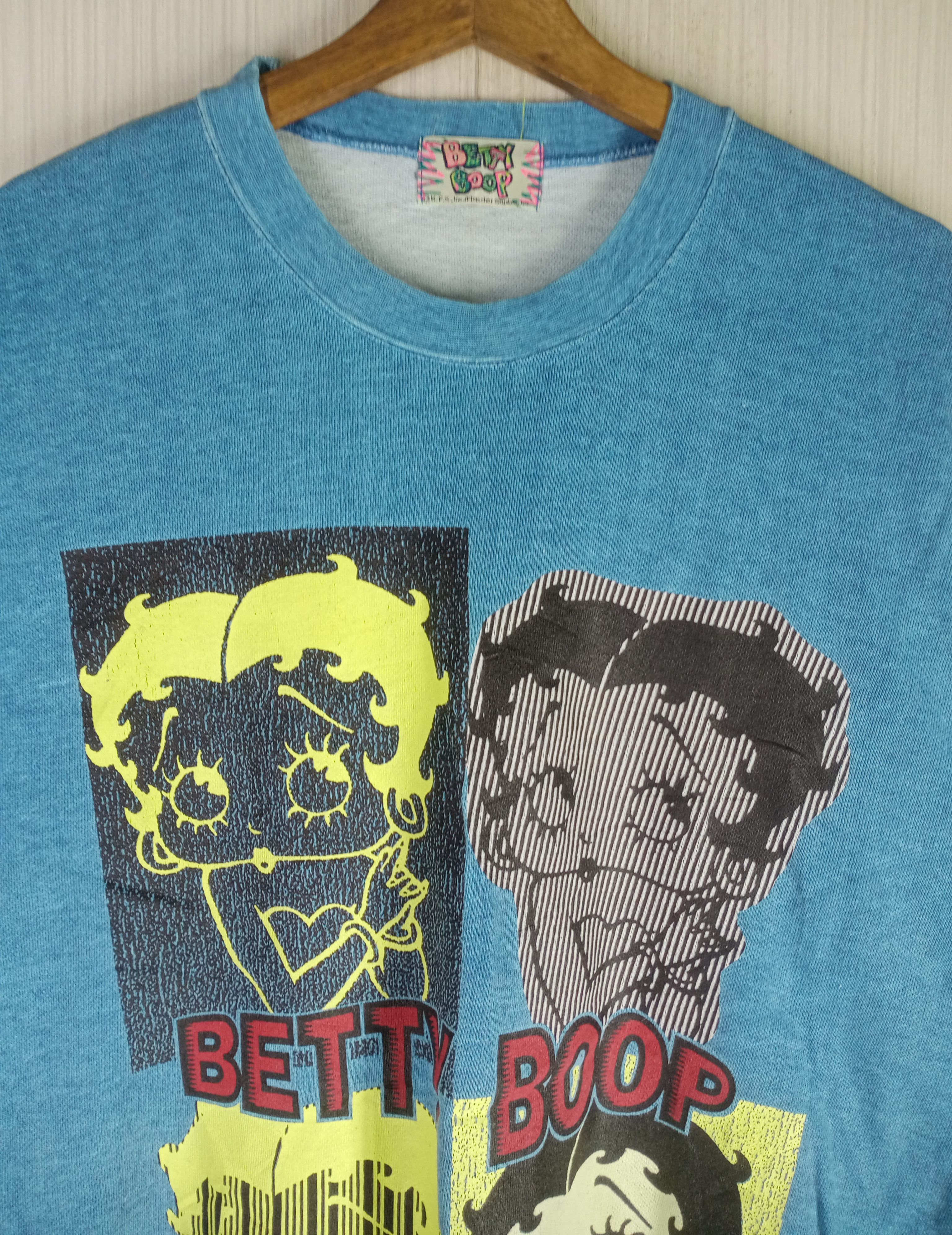 Cartoon Network Rare Vintage 80s Betty Boop Full Over Sweatshirt Size US L / EU 52-54 / 3 - 4 Thumbnail
