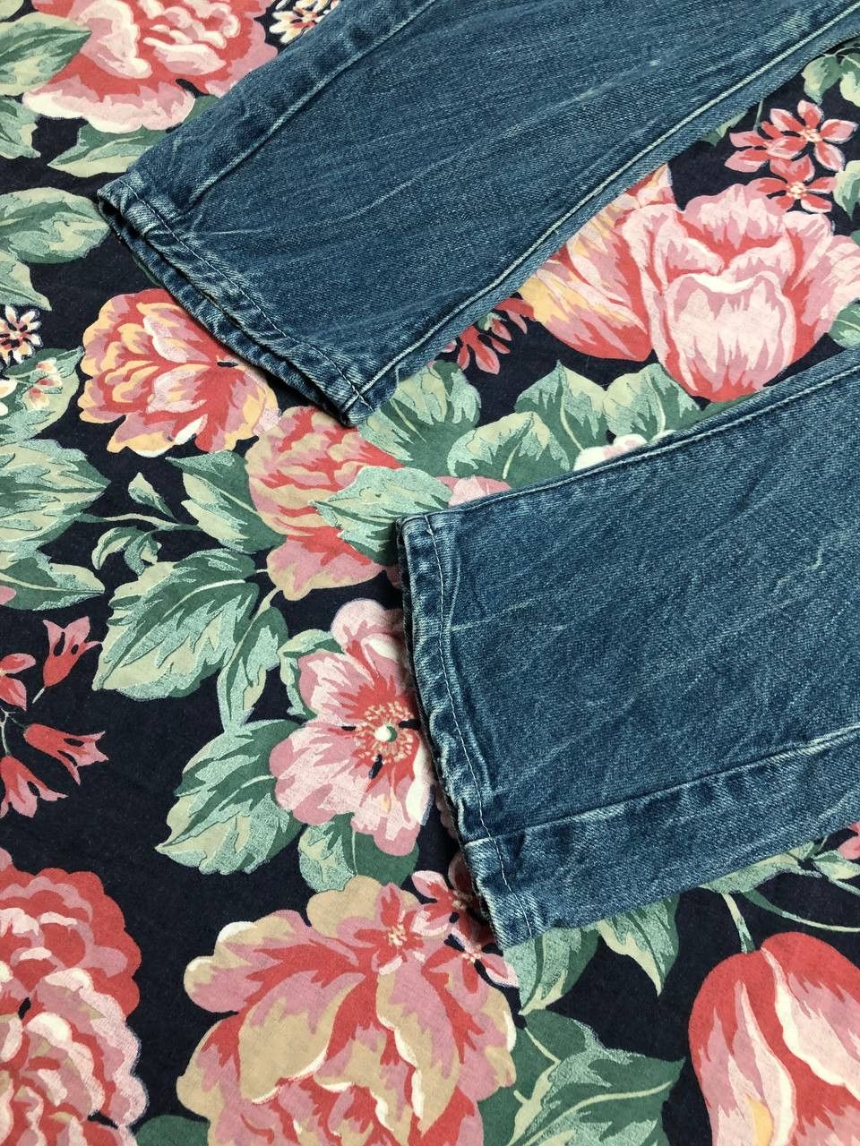 G-Star × Vintage Vintage Jeans Faded Wide Japanese Hype Size 24" / US 00 / IT 34 - 13 Thumbnail