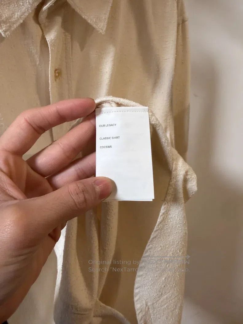 Our Legacy Our Legacy White Shirt Size US M / EU 48-50 / 2 - 6 Thumbnail
