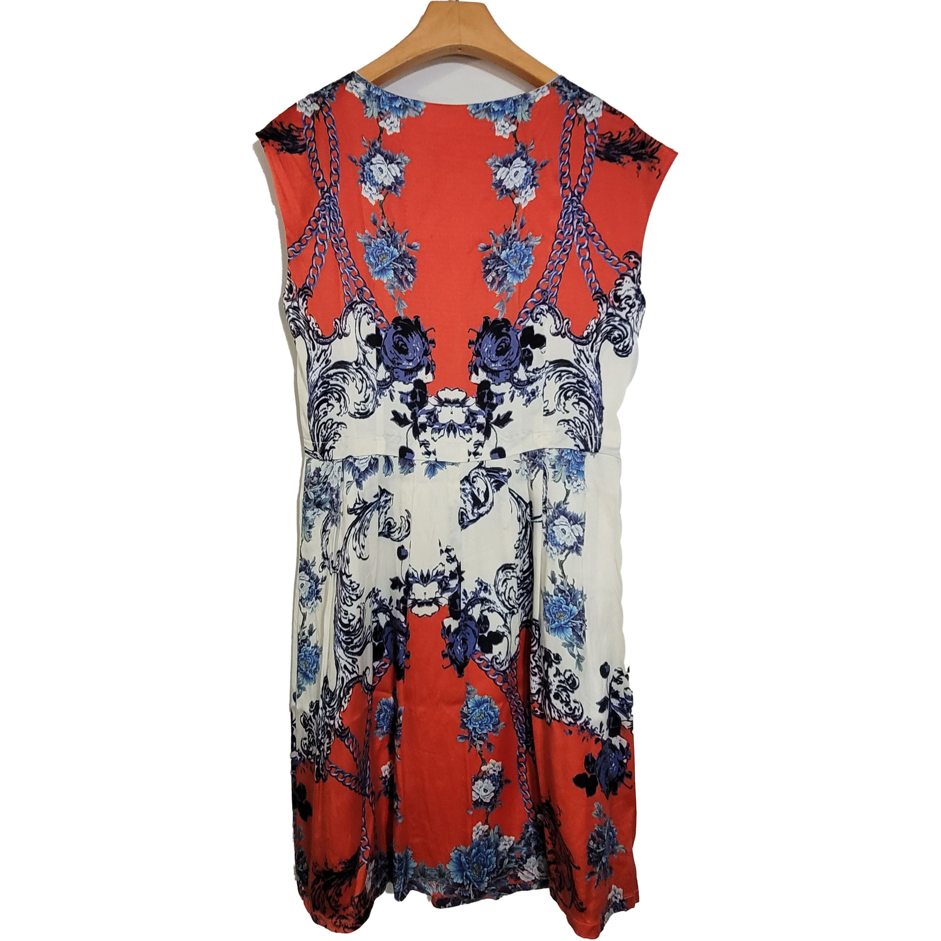 Other Women's Silk Size M Short Sleeve Satin Dress SBK133 Size M / US 6-8 / IT 42-44 - 2 Thumbnail