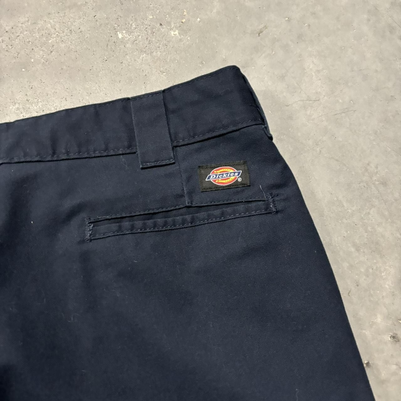 Dickies × Vintage Crazy Vintage Y2K/2000s Navy Blue Dickies Skater Workwear Cargo Pants! Size US 36 / EU 52 - 7 Thumbnail