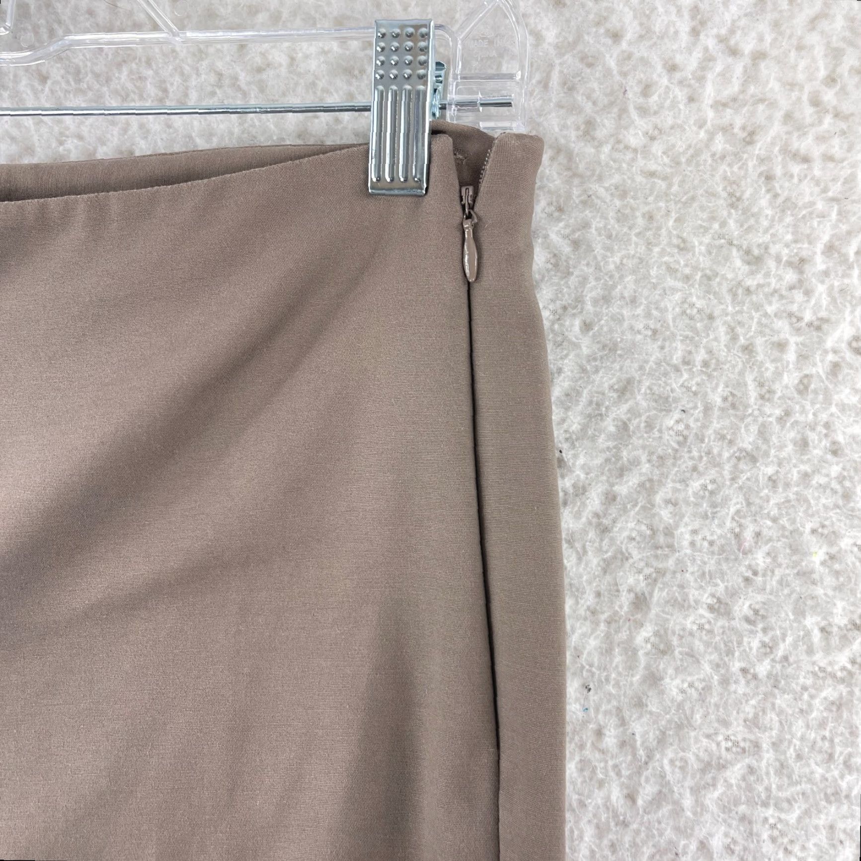 Saks Fifth Avenue Saks Fifth Avenue Dress Pants Womens Size 2 Skinny Leg Mid-Rise Flat Front Brown Color Black Friday? Size 26" / US 2 / IT 38 - 4 Thumbnail