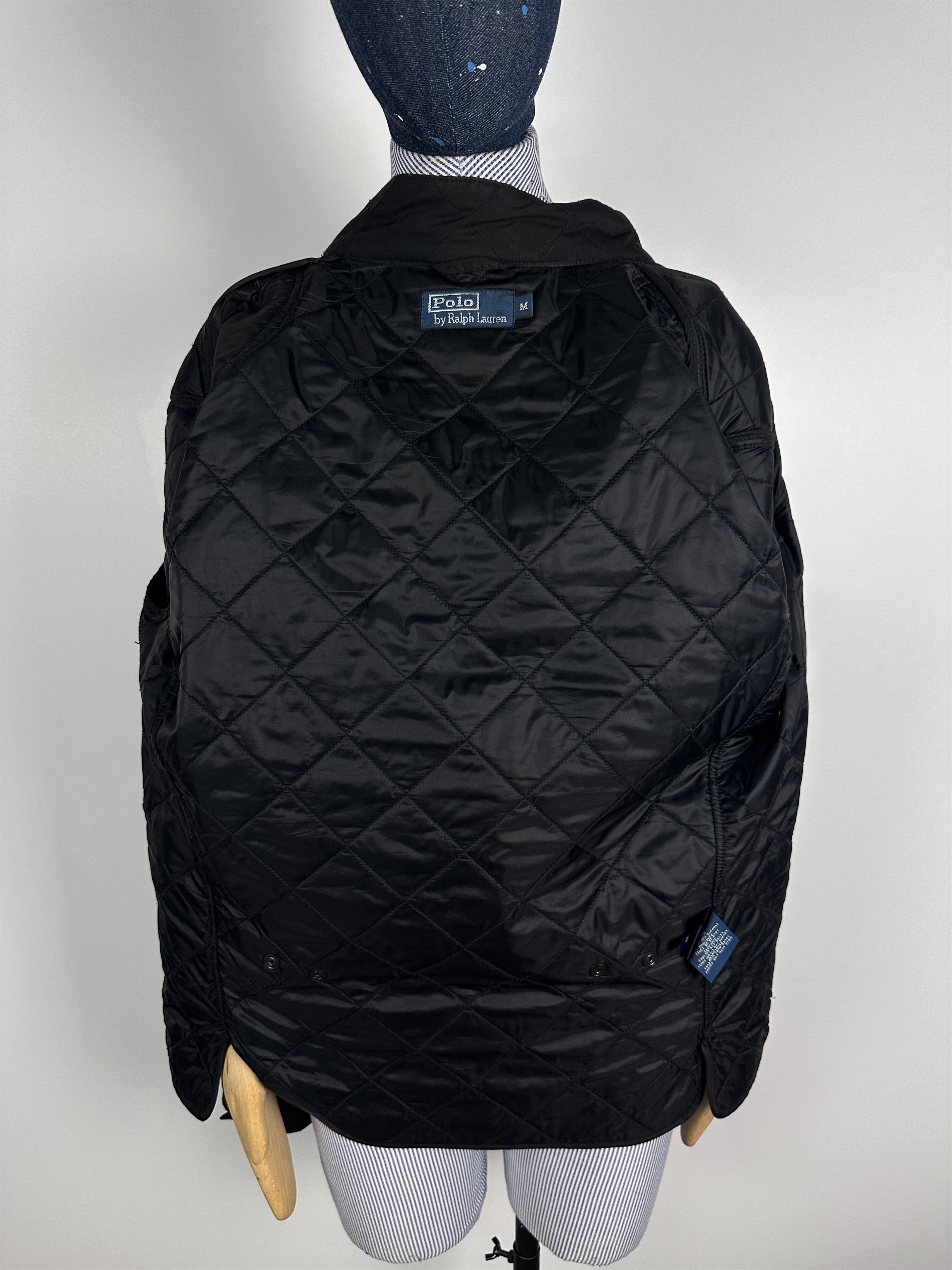 Polo Ralph Lauren Polo Ralph Lauren Womens Quilted Jacket Snap Button Black Size M / US 6-8 / IT 42-44 - 9 Thumbnail