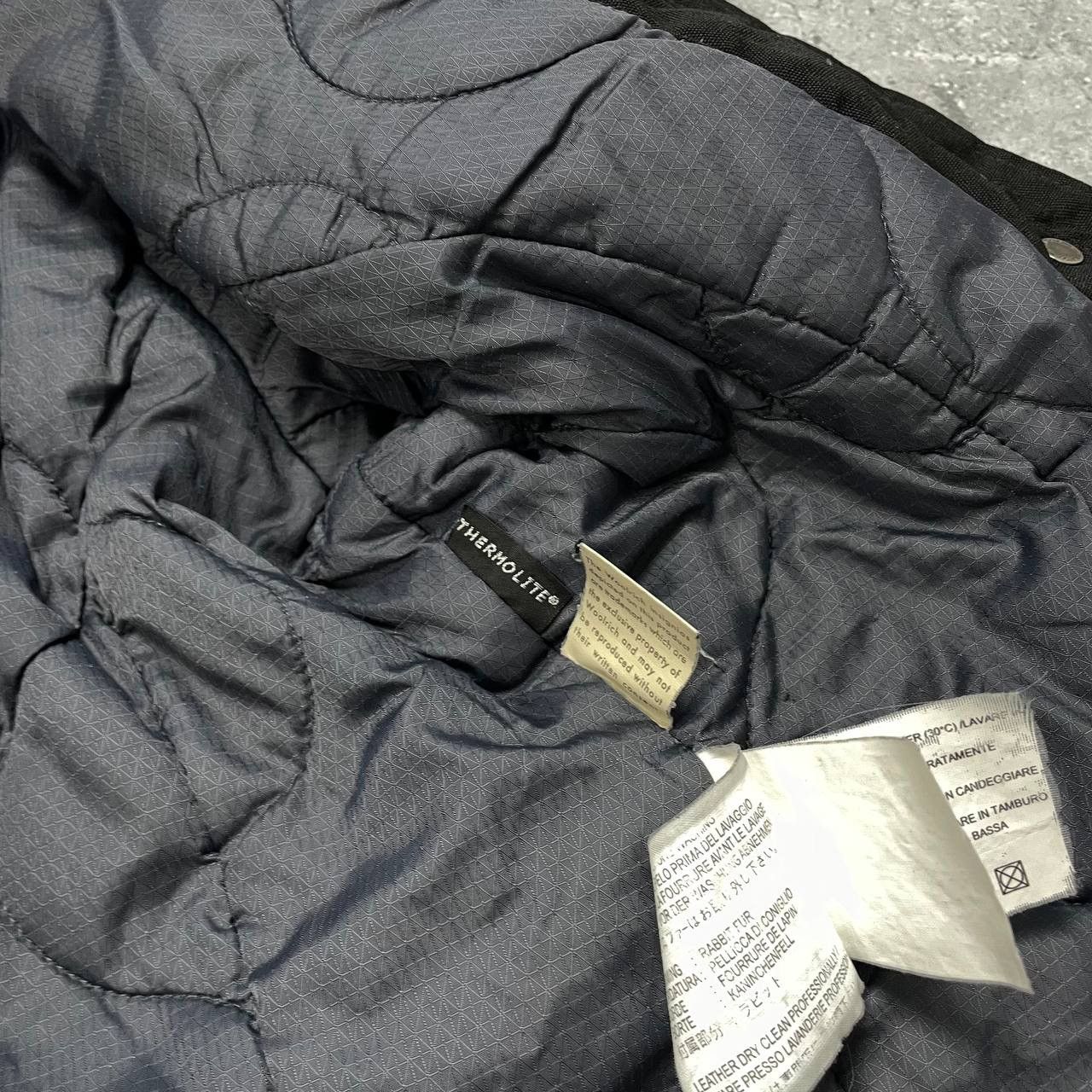 Woolrich Woolen Mills Woolrich Thermolite Collar Belted Jacket Women’s Black Sz M Size M / US 6-8 / IT 42-44 - 19 Thumbnail