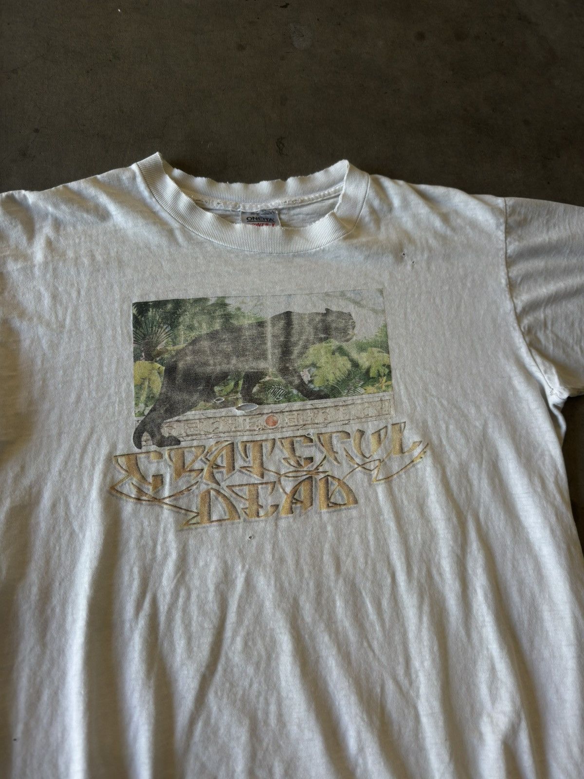 Grateful Dead 90’s RARE Grateful Dead Panther Tour Tee Size XL (L) Size US L / EU 52-54 / 3 - 2 Thumbnail