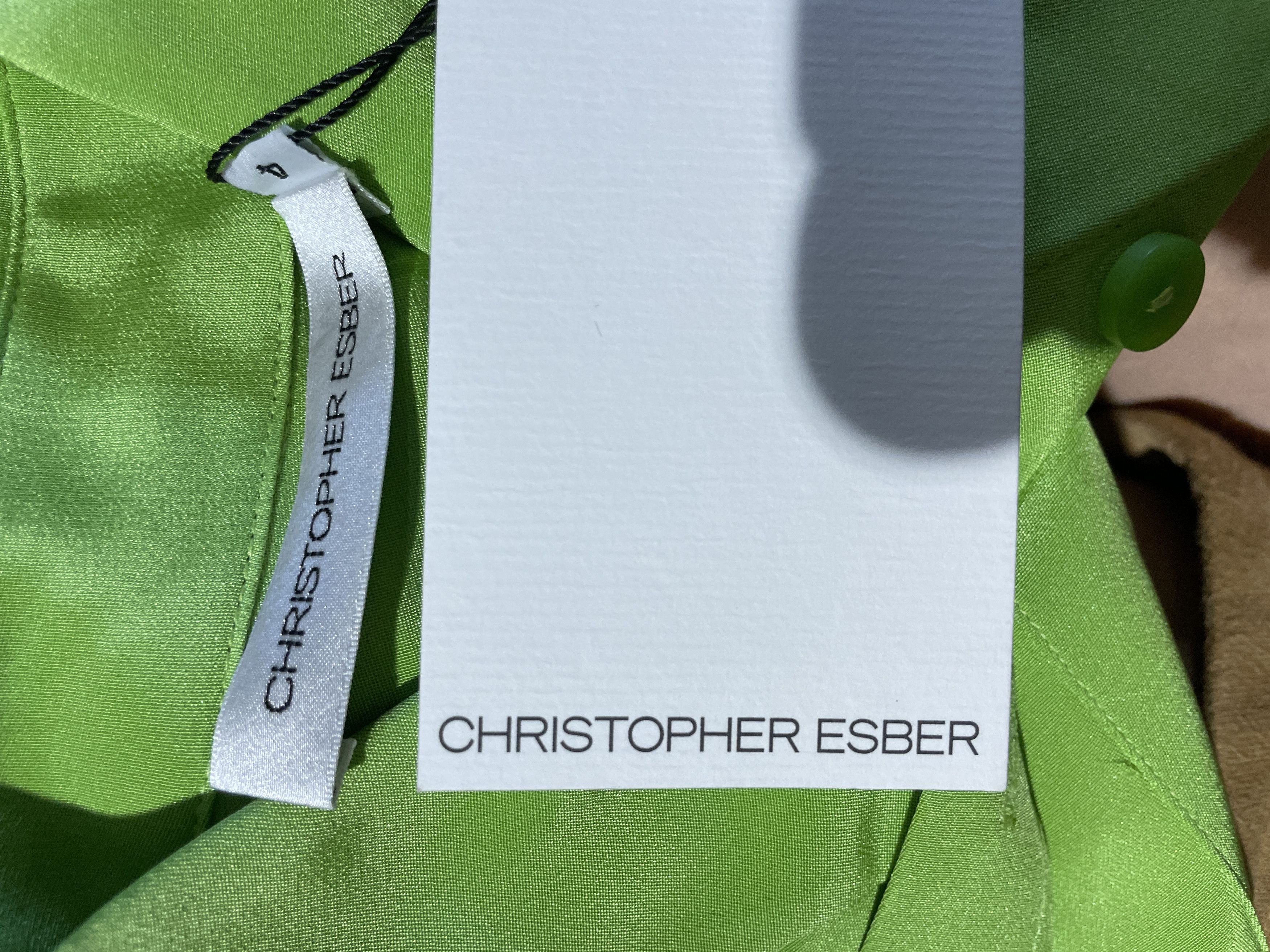 Christopher Esber Short Sleeve Cropped Tie Shirt Size XS / US 0-2 / IT 36-38 - 5 Thumbnail