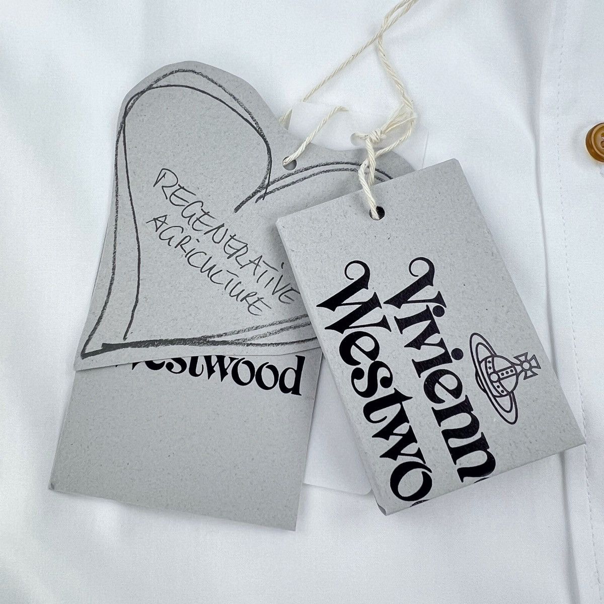 Vivienne Westwood Vivienne Westwood Krall White Shirt Size US XL / EU 56 / 4 - 5 Thumbnail