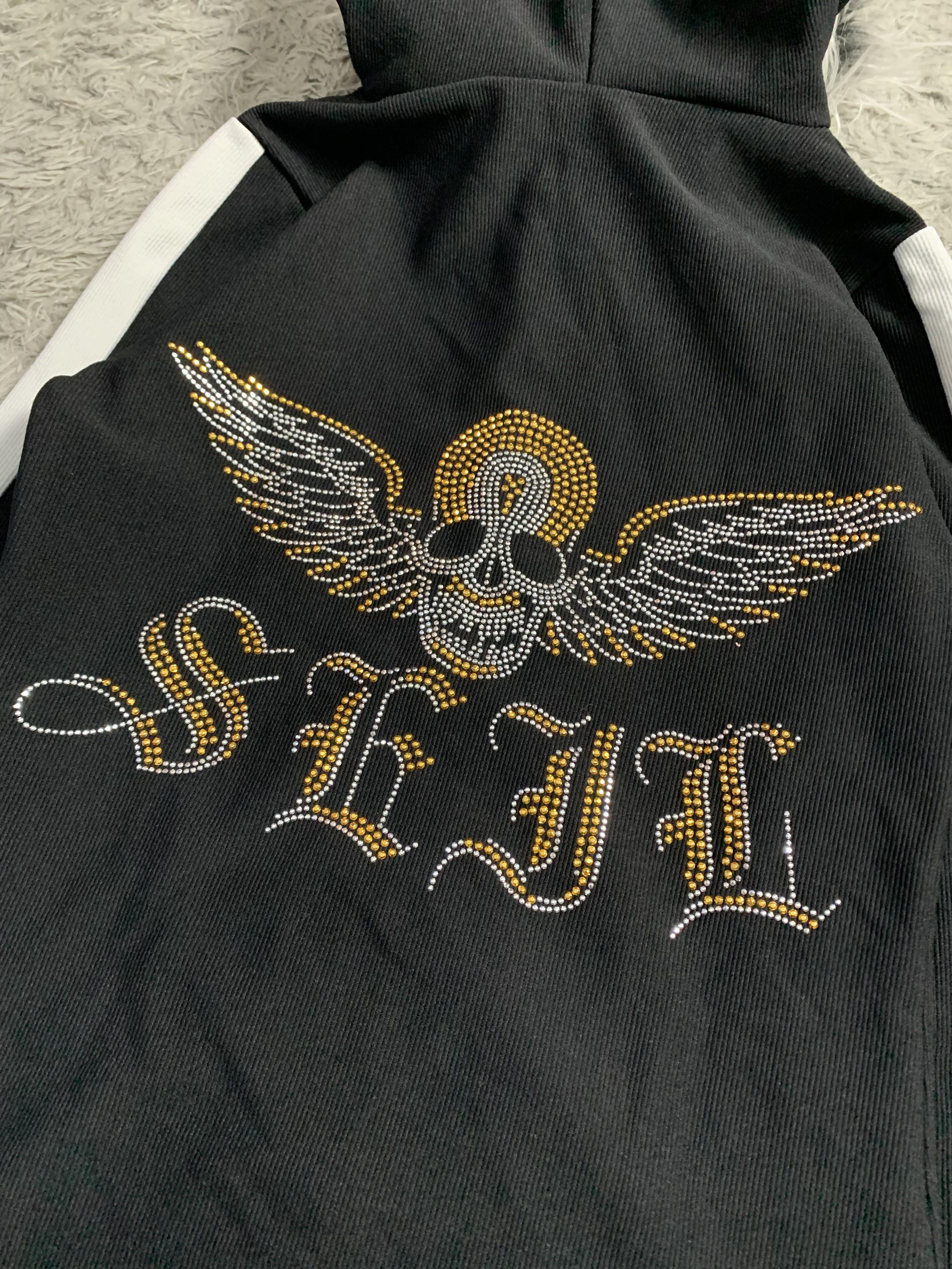 Japanese Brand Japan Brand Sick Issue Skull Fur Hoodie with Sparkle Size US M / EU 48-50 / 2 - 8 Thumbnail