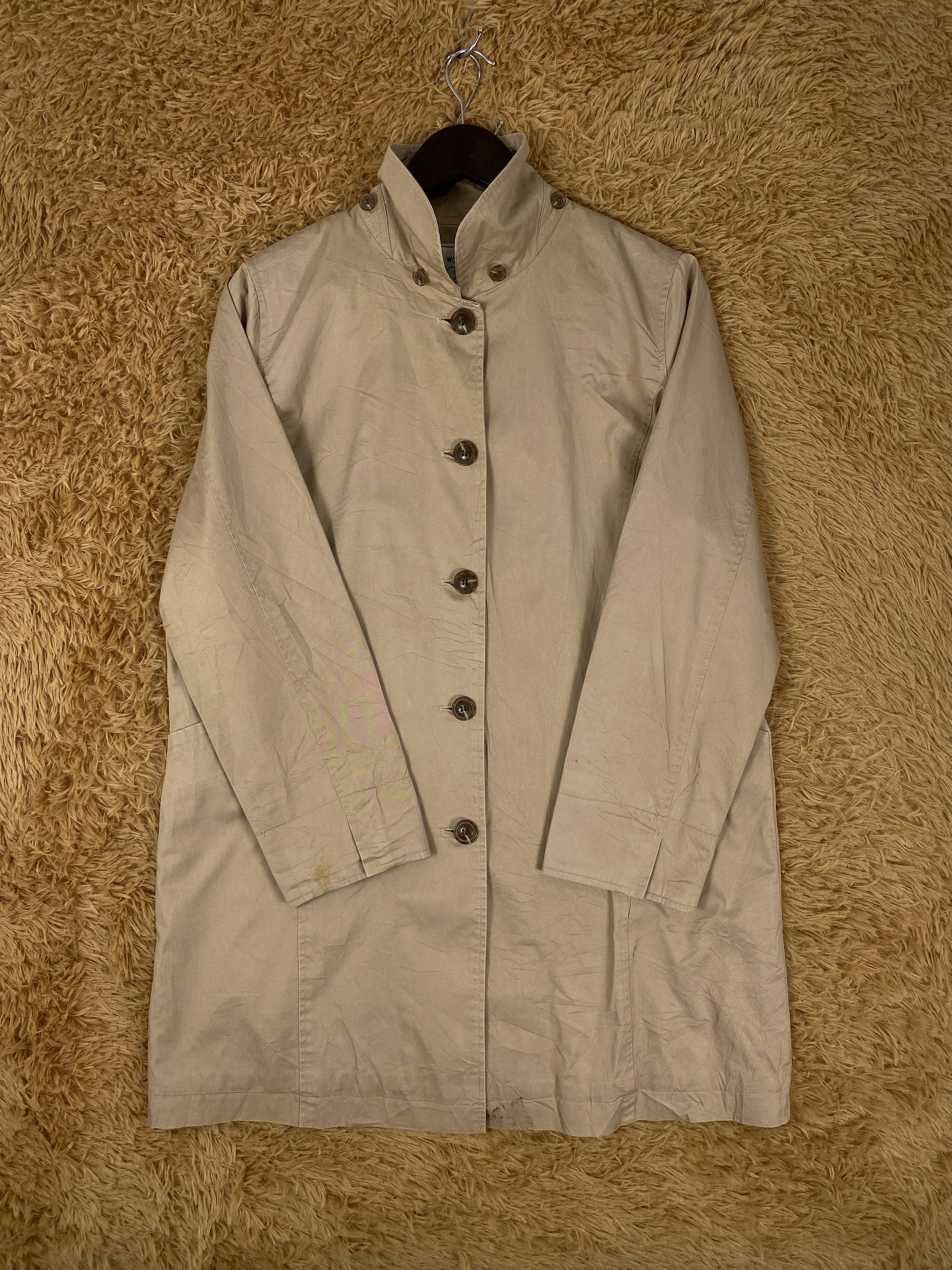 Japanese Brand Vintage Japanese Brand Checked Lining Long Jacket J2178 Size US S / EU 44-46 / 1 - 6 Thumbnail