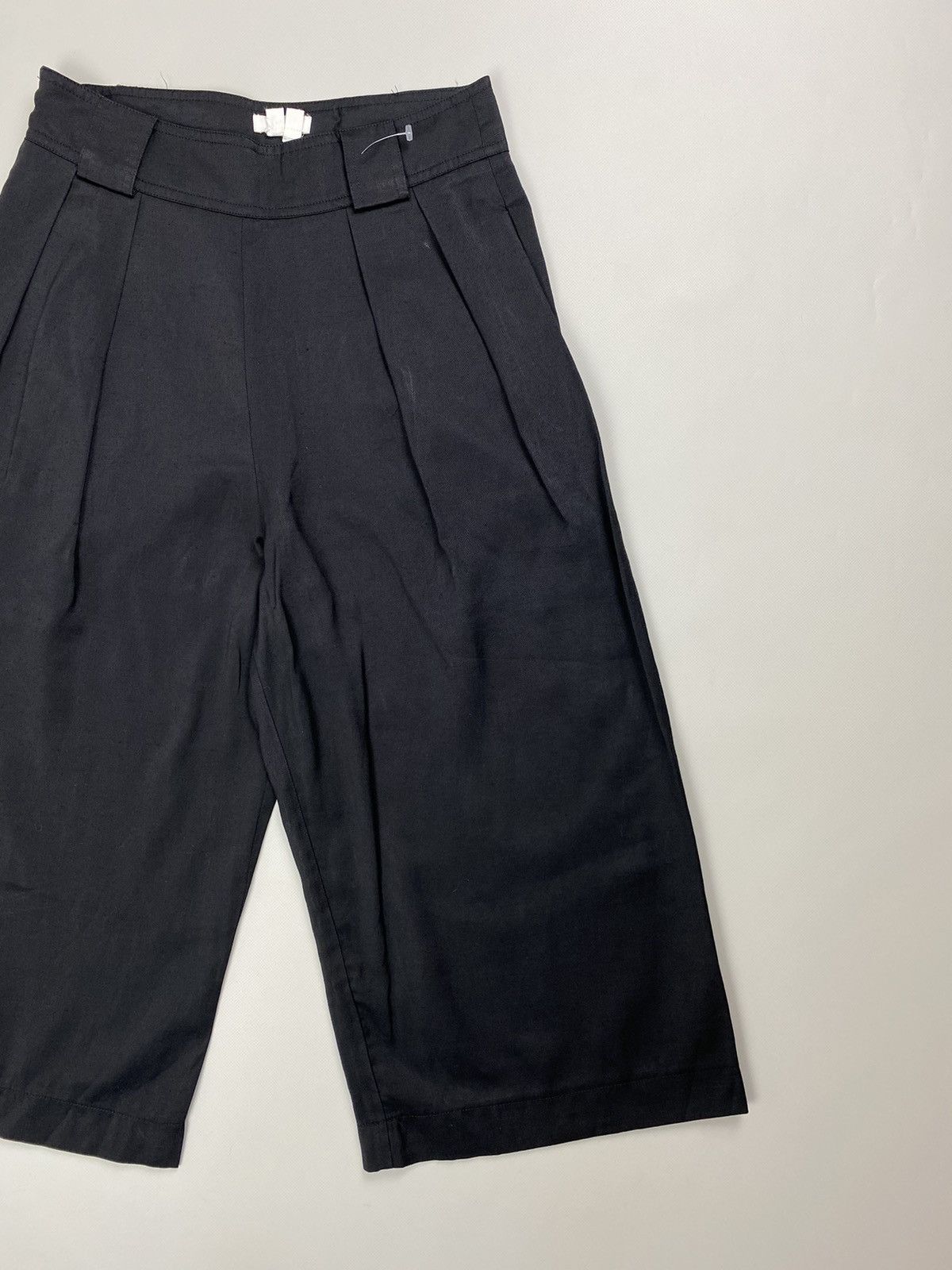 Helmut Lang Helmut Lang ladies wide leg cropped pants trousers Size 26" / US 2 / IT 38 - 3 Thumbnail