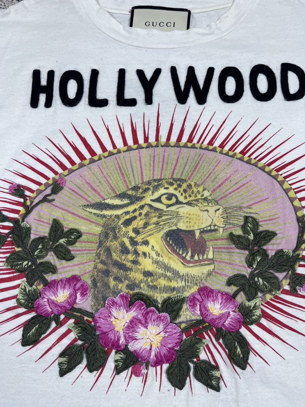 Gucci Gucci Hollywood Leopard Tee Size S Alessandro Michele Size US S / EU 44-46 / 1 - 5 Thumbnail