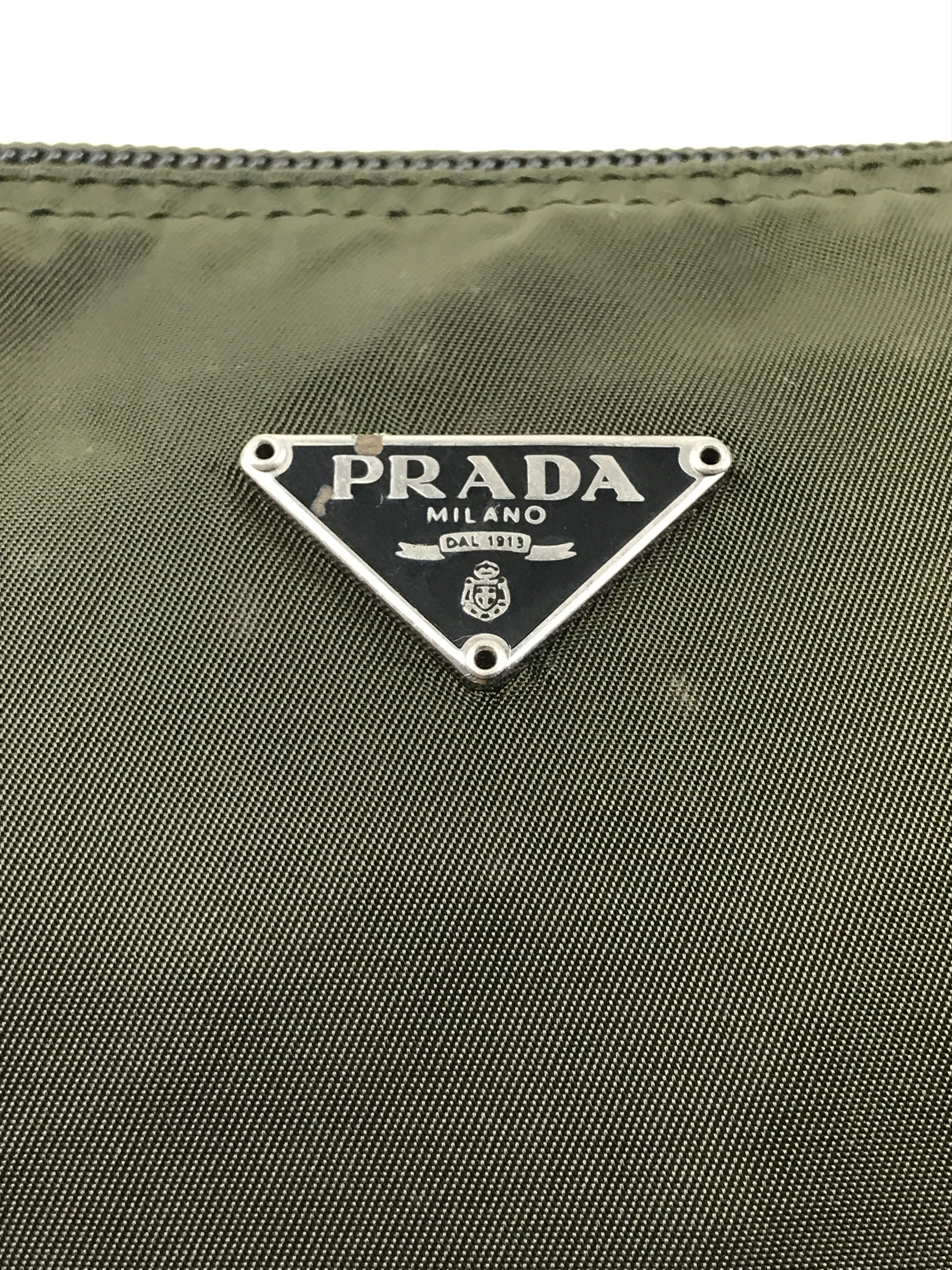 Prada × Vintage Vintage Prada Nylon Clutch Bag Size ONE SIZE - 9 Thumbnail