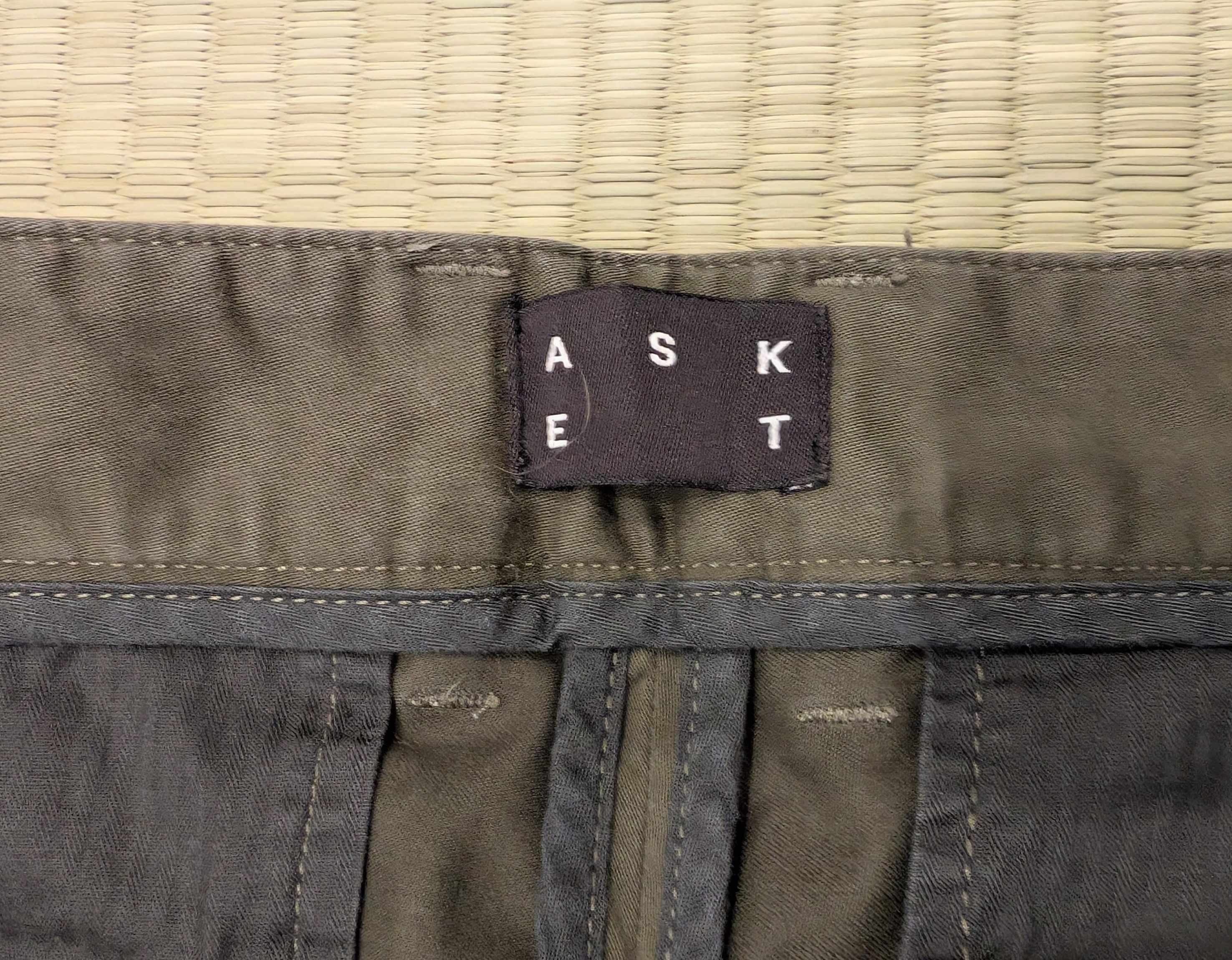 Asket Asket The Regular Chino in Khaki Men's Size 32 x 30 Slim Size US 32 / EU 48 - 3 Thumbnail