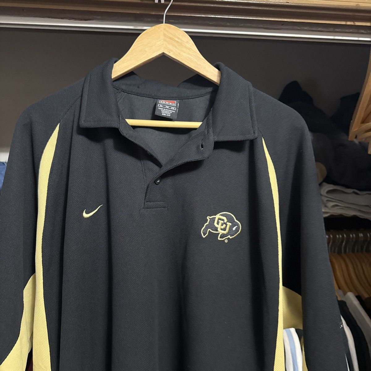 Nike VTG Nike Team Colorado Buffaloes Polo Shirt Men's XL Size US XL / EU 56 / 4 - 2 Thumbnail