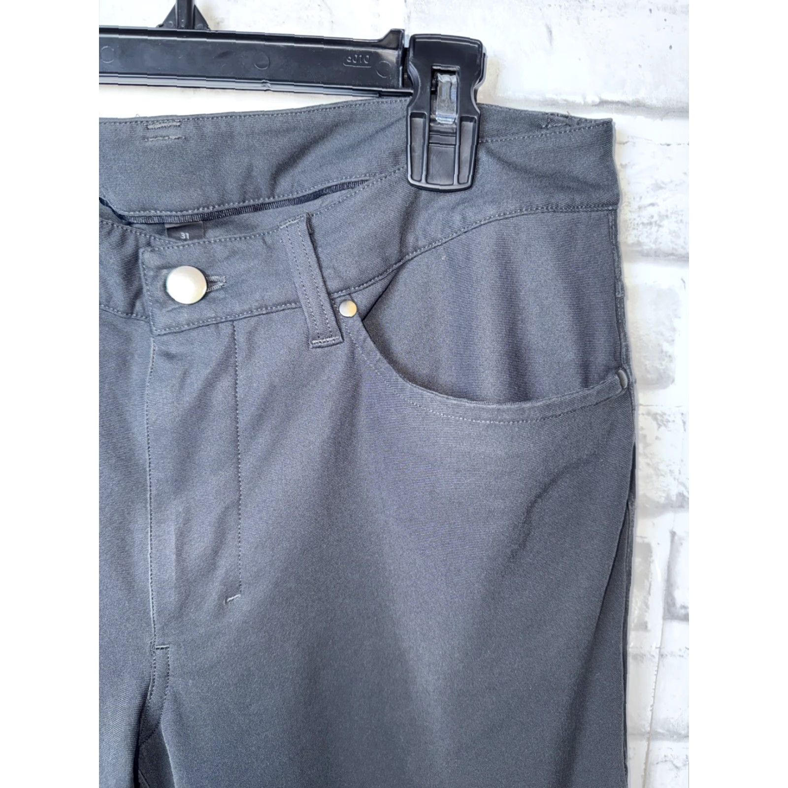 Lululemon Lululemon Mens Pants Golf 31x31 Blueish Gray Stretchy Casual - Men - 31 Inseam Size US 31 - 2 Thumbnail
