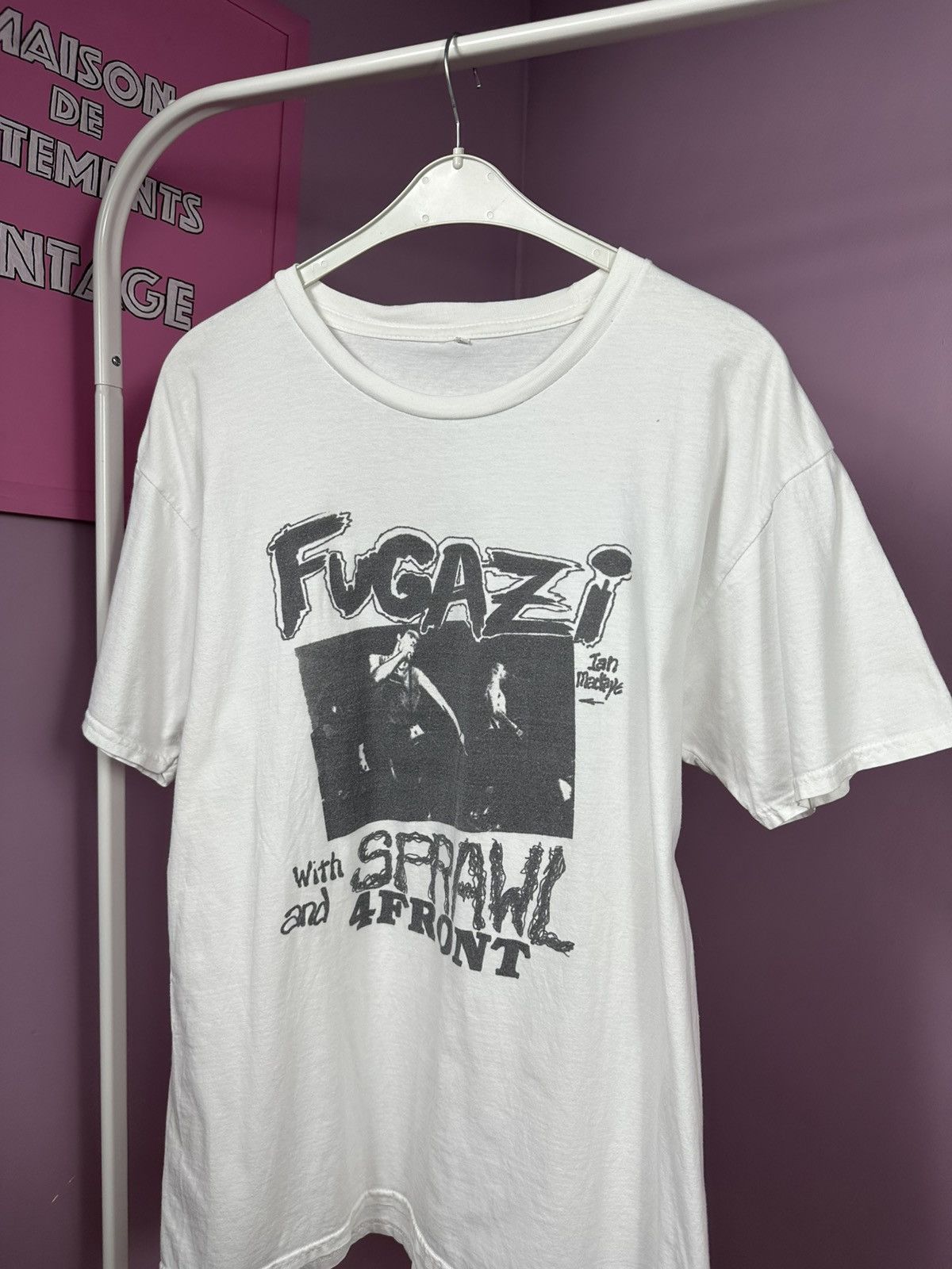 Fugazi 2010 Fugazi Vintage T-Shirt Rock Tour Promo Band Tee Size US L / EU 52-54 / 3 - 14 Thumbnail