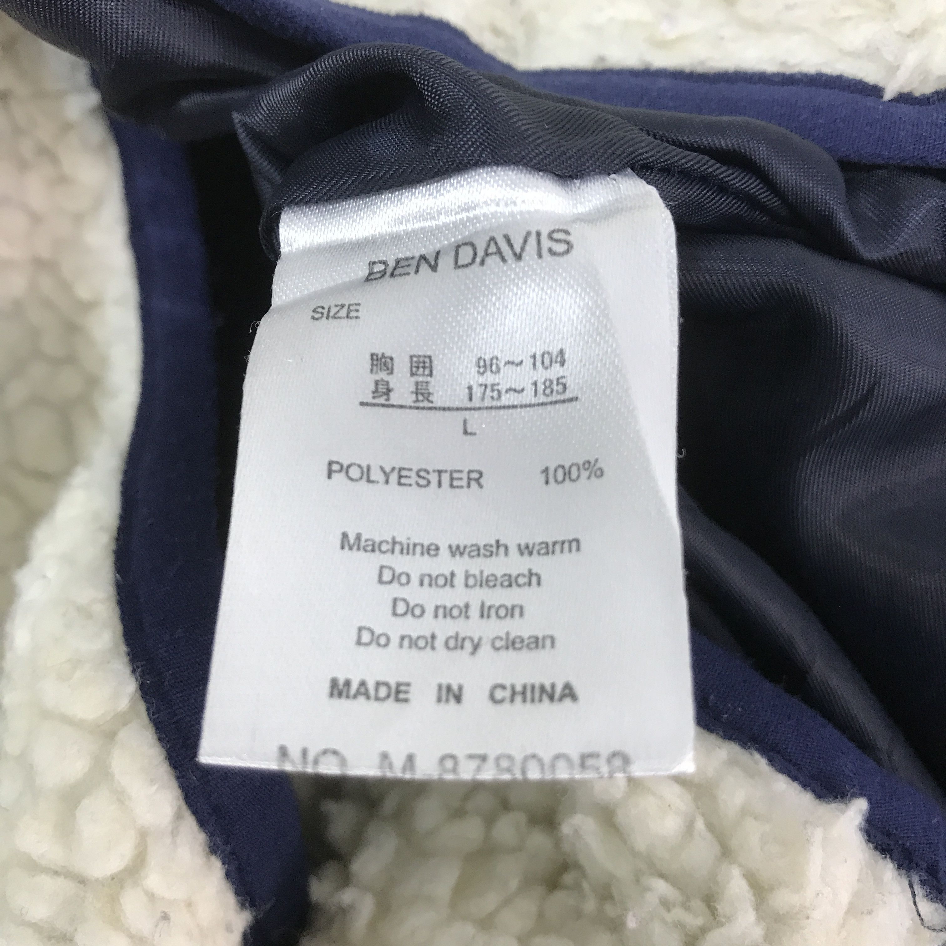 Ben Davis BEN DAVIS SHERPA JACKET K65B18 Size US L / EU 52-54 / 3 - 13 Thumbnail