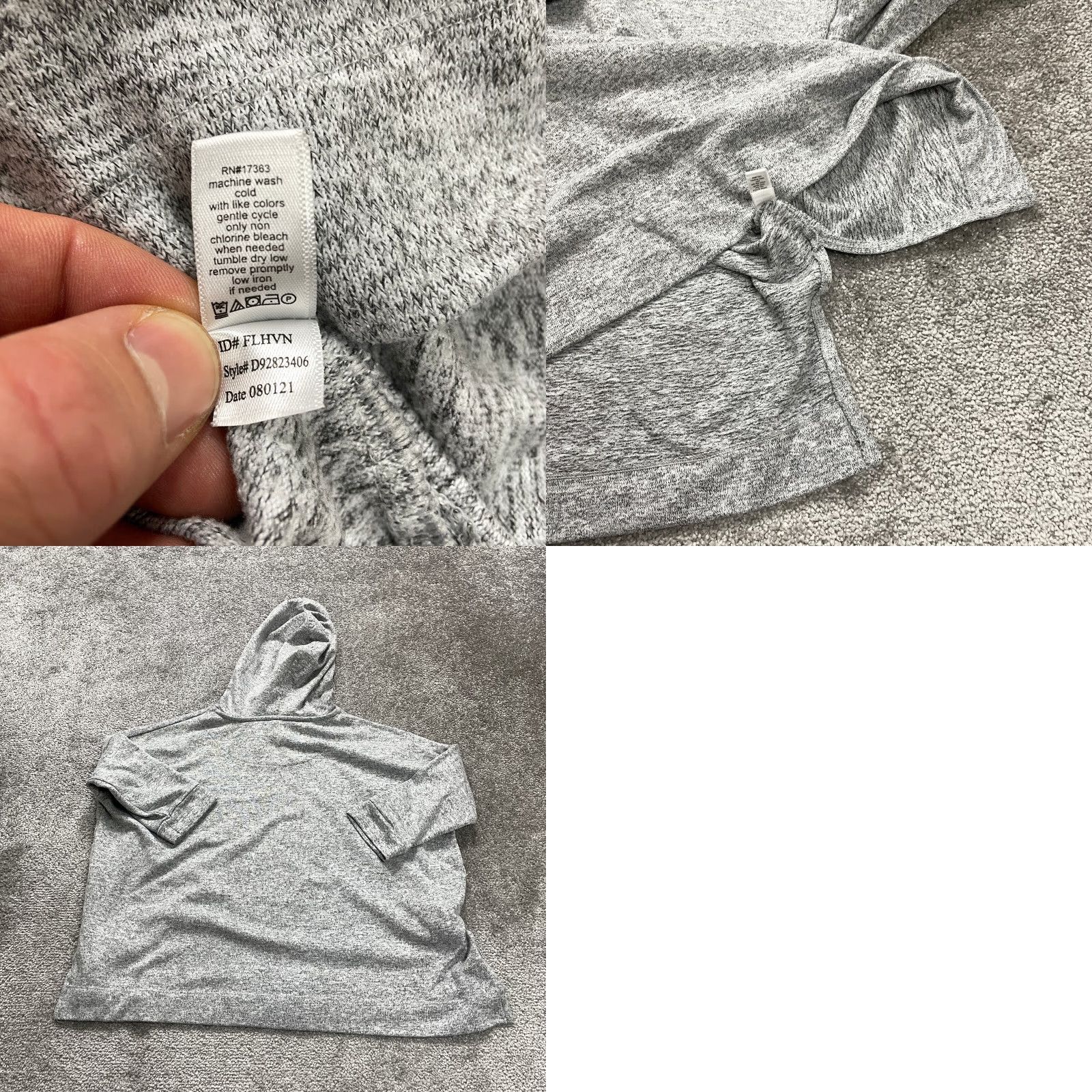 Donna Karan Donna Karan Hoodies Women’s Medium Gray Pullover Lounge Sleepwear Relaxed Fit Casual Shirt Size M / US 6-8 / IT 42-44 - 8 Thumbnail