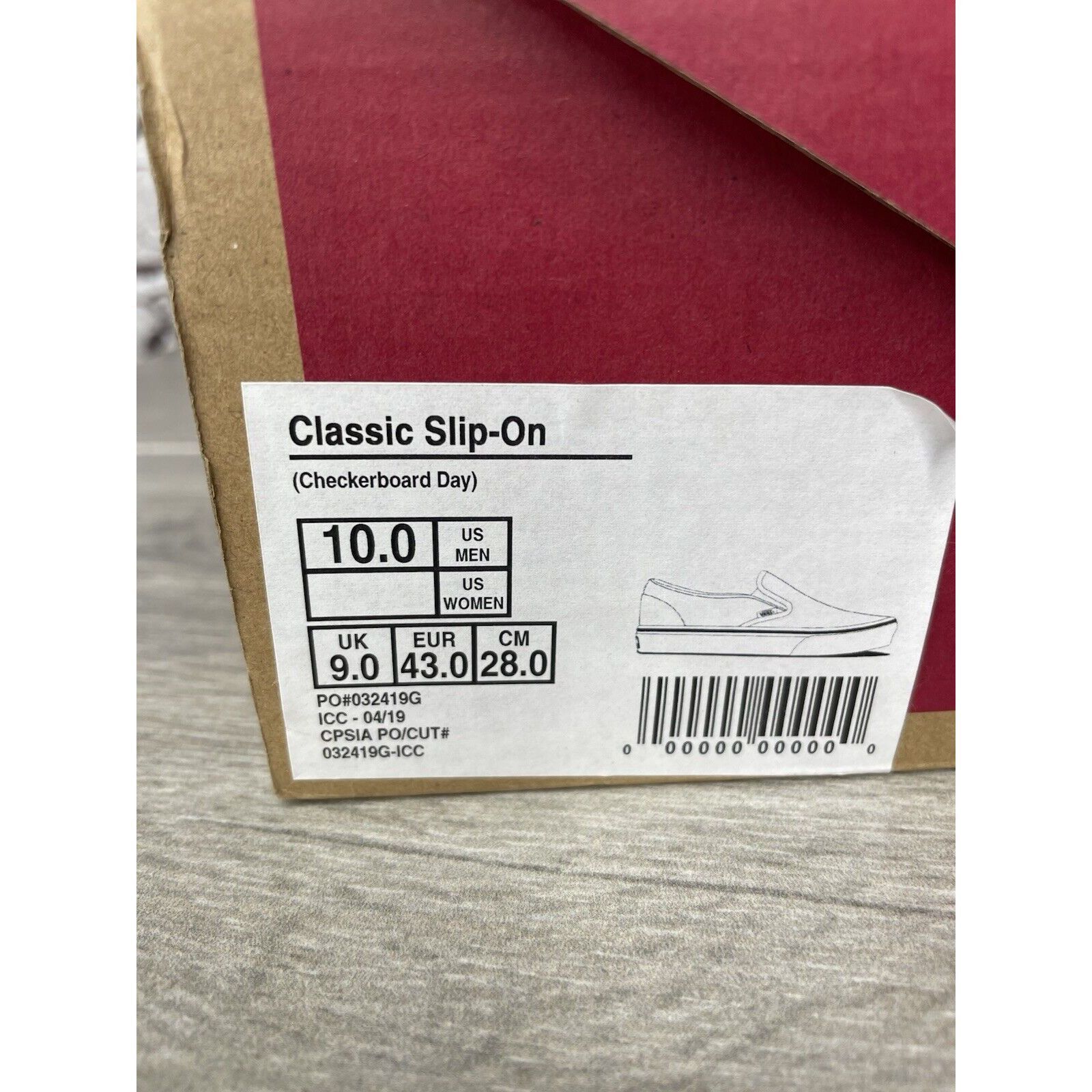 Vans Vans Classic Checkerboard Day White Canvas Sneakers Shoes Me Size US 10 / EU 43 - 8 Thumbnail