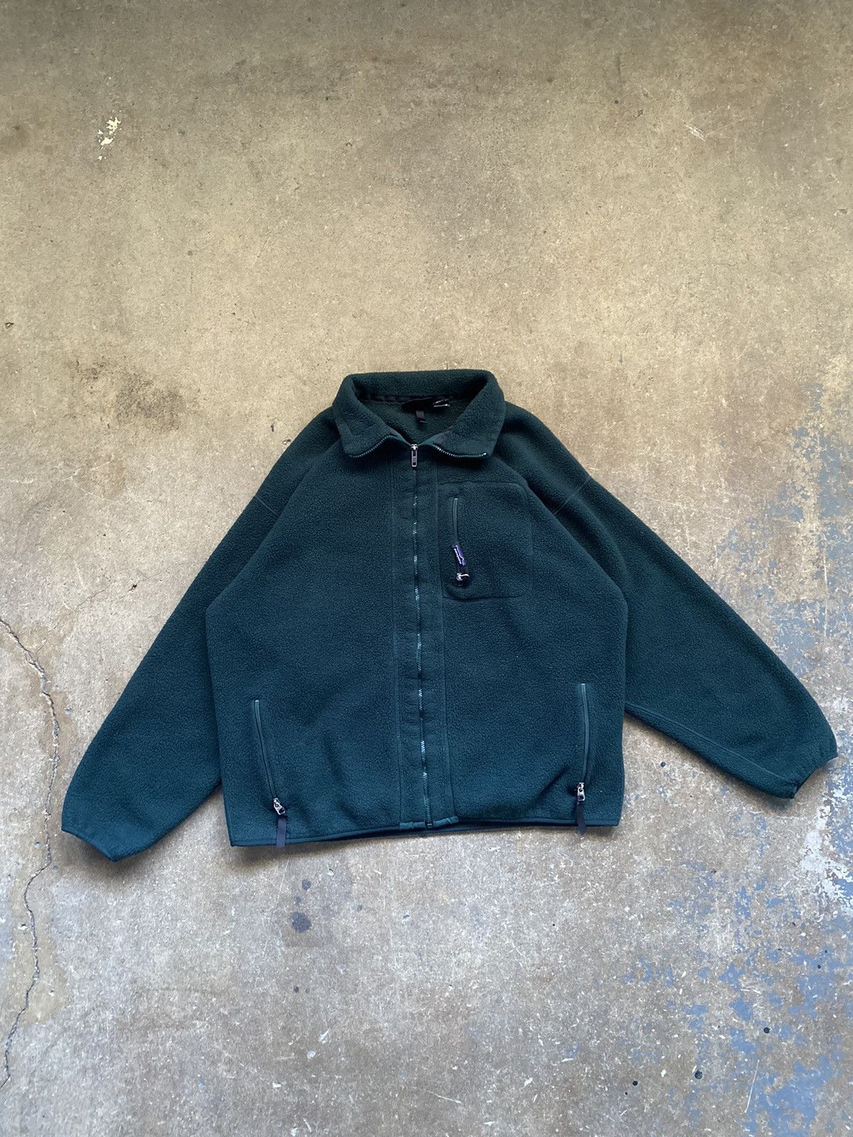 image of Vintage Patagonia Synchilla Forest Green, Men's (Size 2XL)