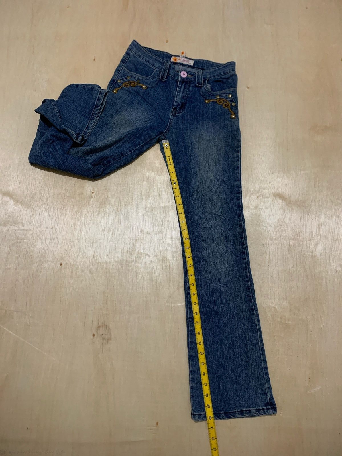 20471120 × Japanese Brand × Vintage Vintage Jinguozi Creation Jeans Bootcut Size 29" - 11 Thumbnail