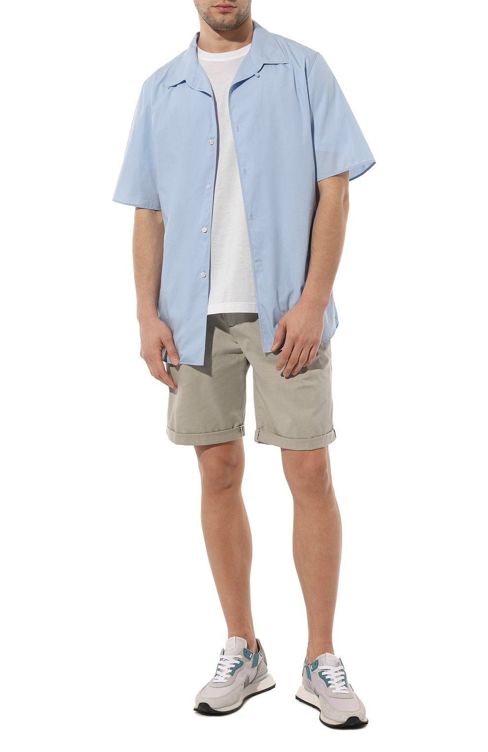 Brunello Cucinelli BRUNELLO CUCINELLI light green cotton bermuda shorts 40 56 Size US 40 / EU 56 - 3 Thumbnail