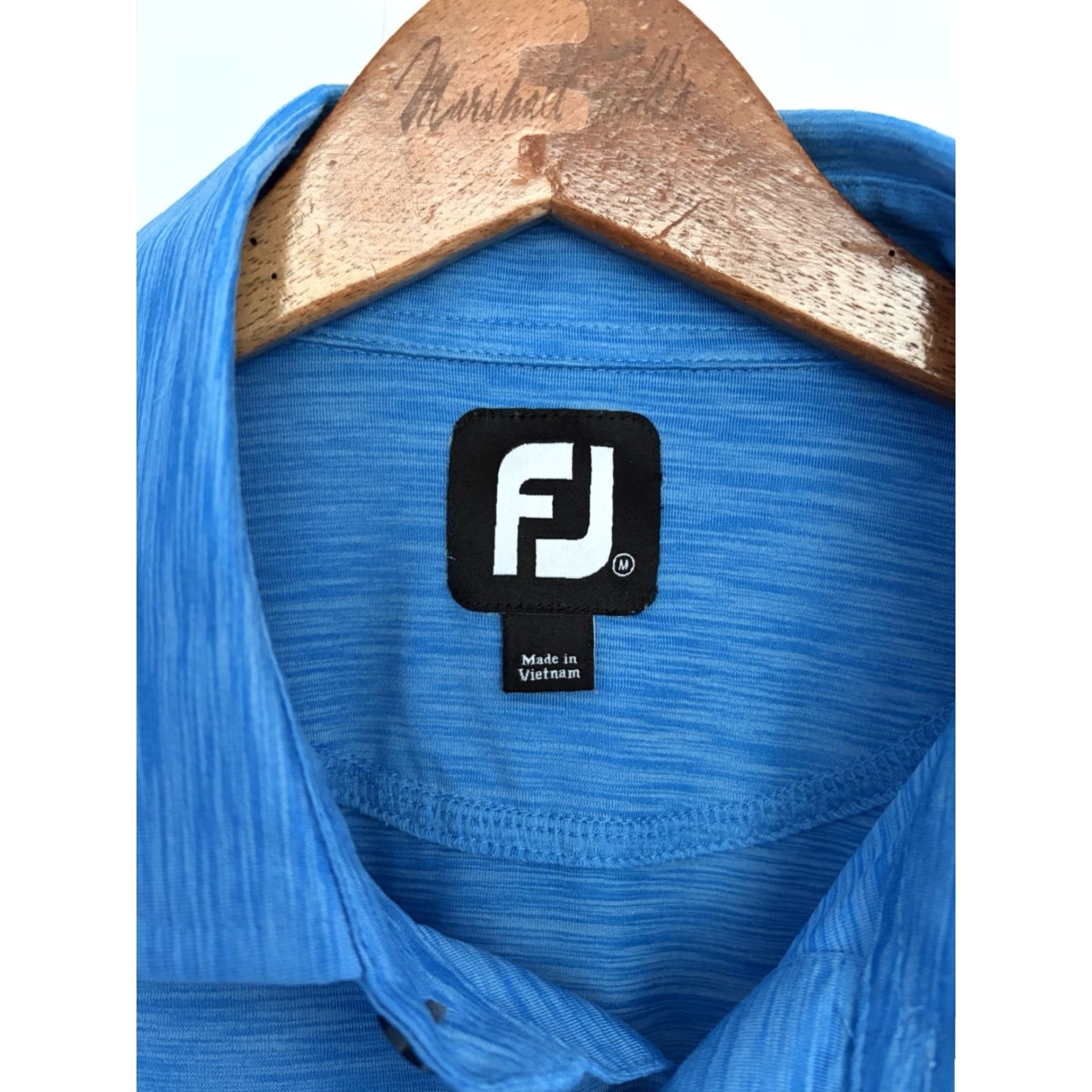 Footjoy FootJoy Polo Shirt Mens Blue Short Sleeve Golf size M Medium Regular Shirt Size US M / EU 48-50 / 2 - 5 Thumbnail