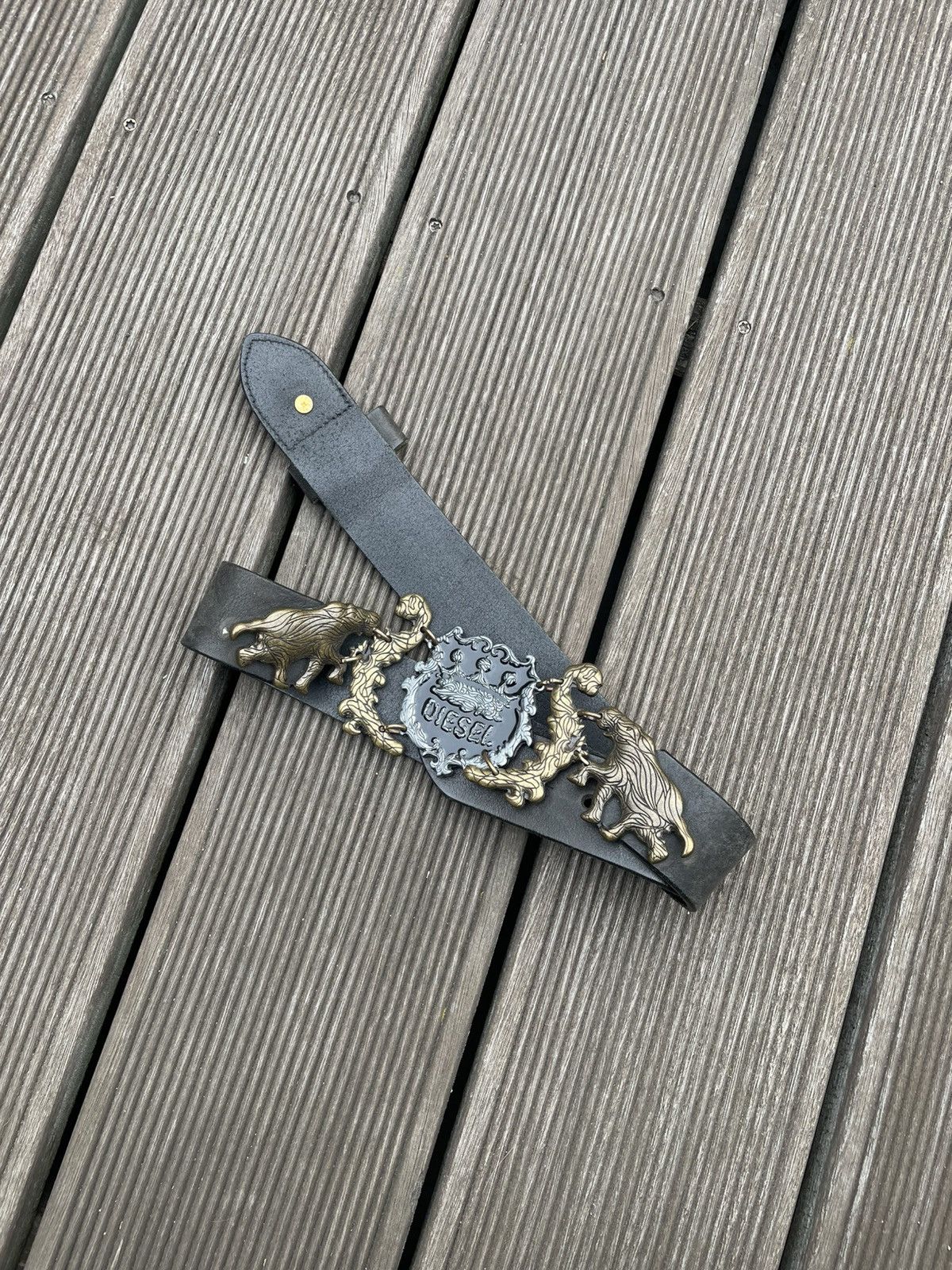 Diesel Vintage Diesel Y2K leather belt Size ONE SIZE - 1 Thumbnail