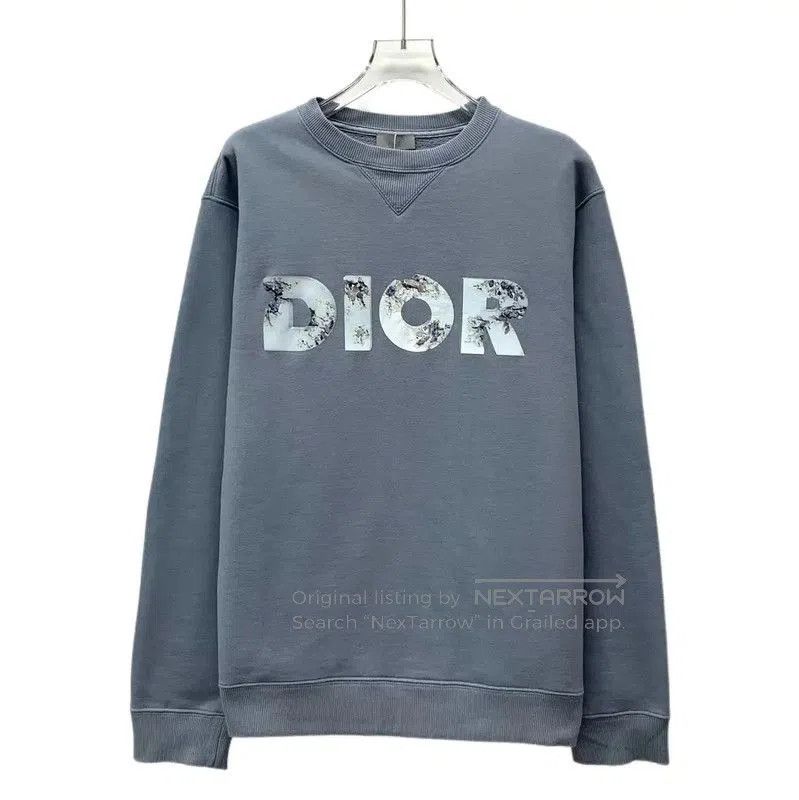Dior Dior Women's Blue Cotton Sweatshirt . Size S / US 4 / IT 40 - 1 Thumbnail