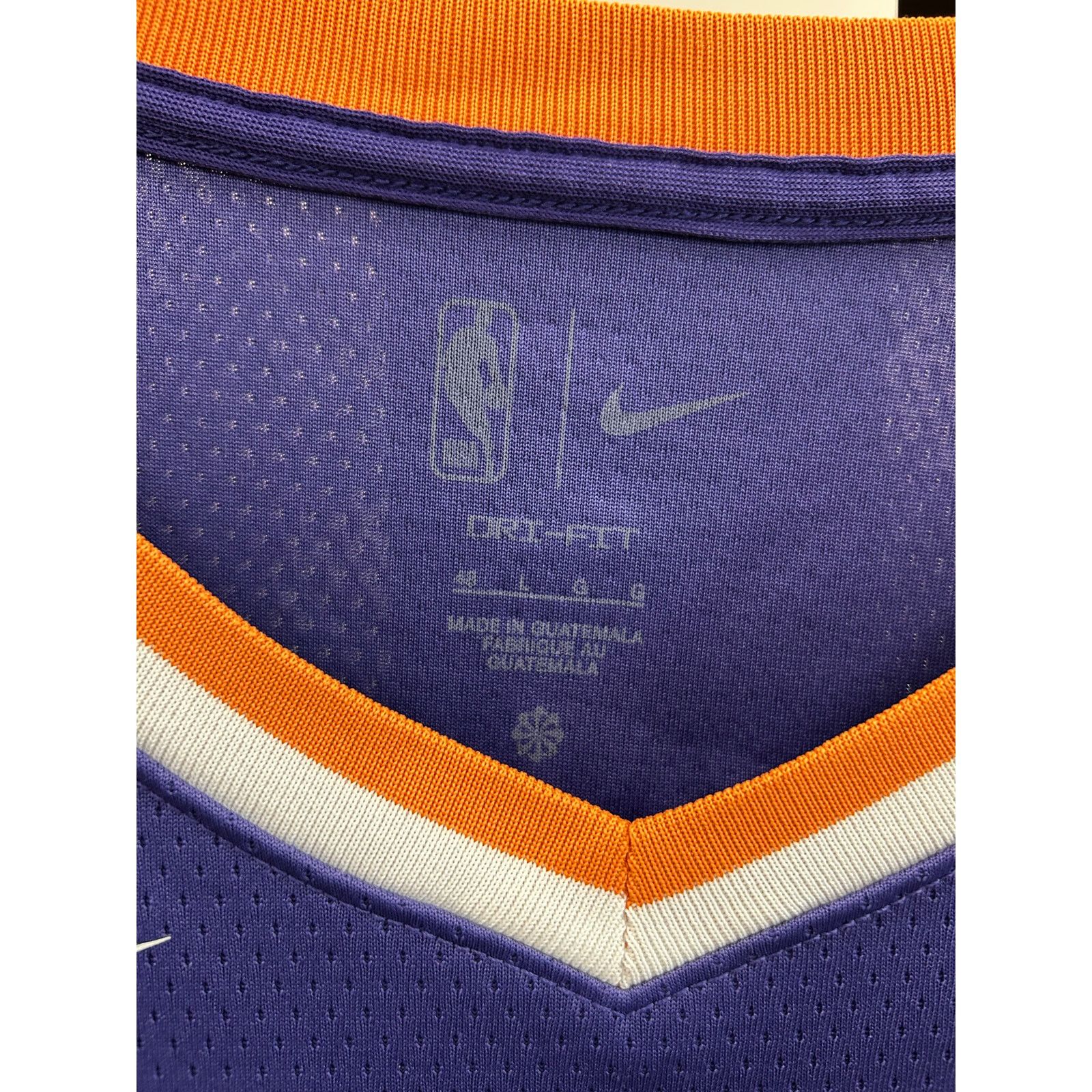 Nike New Devin Booker Phoenix Suns purple Icon Edition jersey L Size US L / EU 52-54 / 3 - 3 Thumbnail