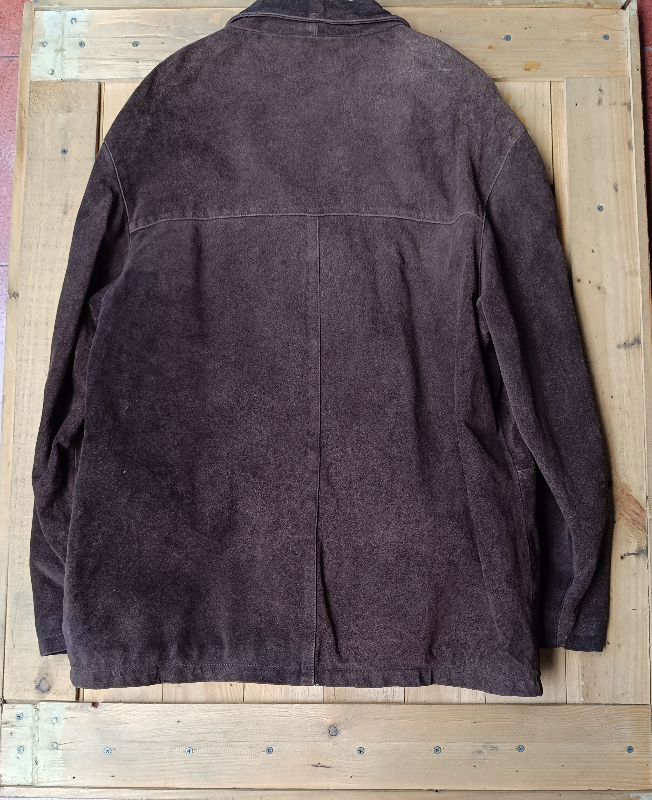 Levi's LEVI'S AMERICA'S ORIGINAL LEATHER SUEDE CHORE WORKS JACKET Size US L / EU 52-54 / 3 - 14 Thumbnail