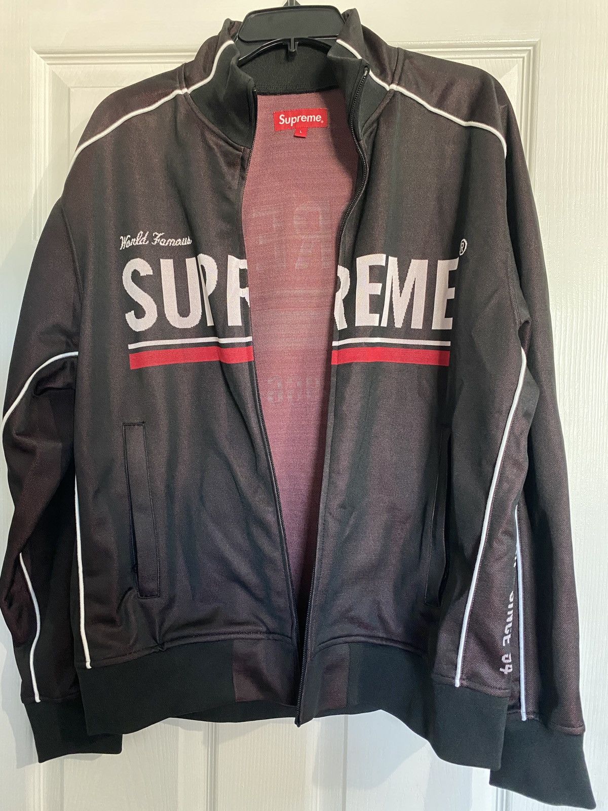 Supreme Supreme World Famous Jacquard Track Jacket | Grailed