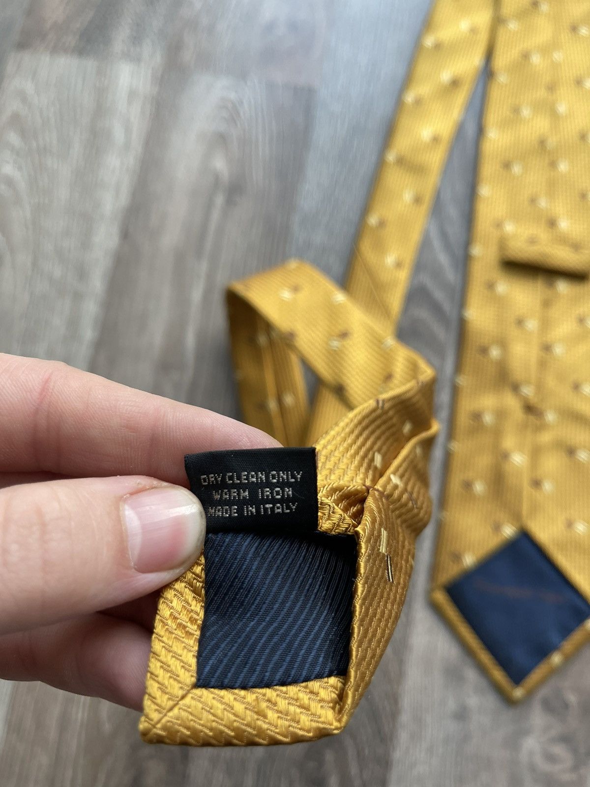 Ermenegildo Zegna × Vintage Ermenegildo Zegna Italian made silk tie Size ONE SIZE - 5 Thumbnail