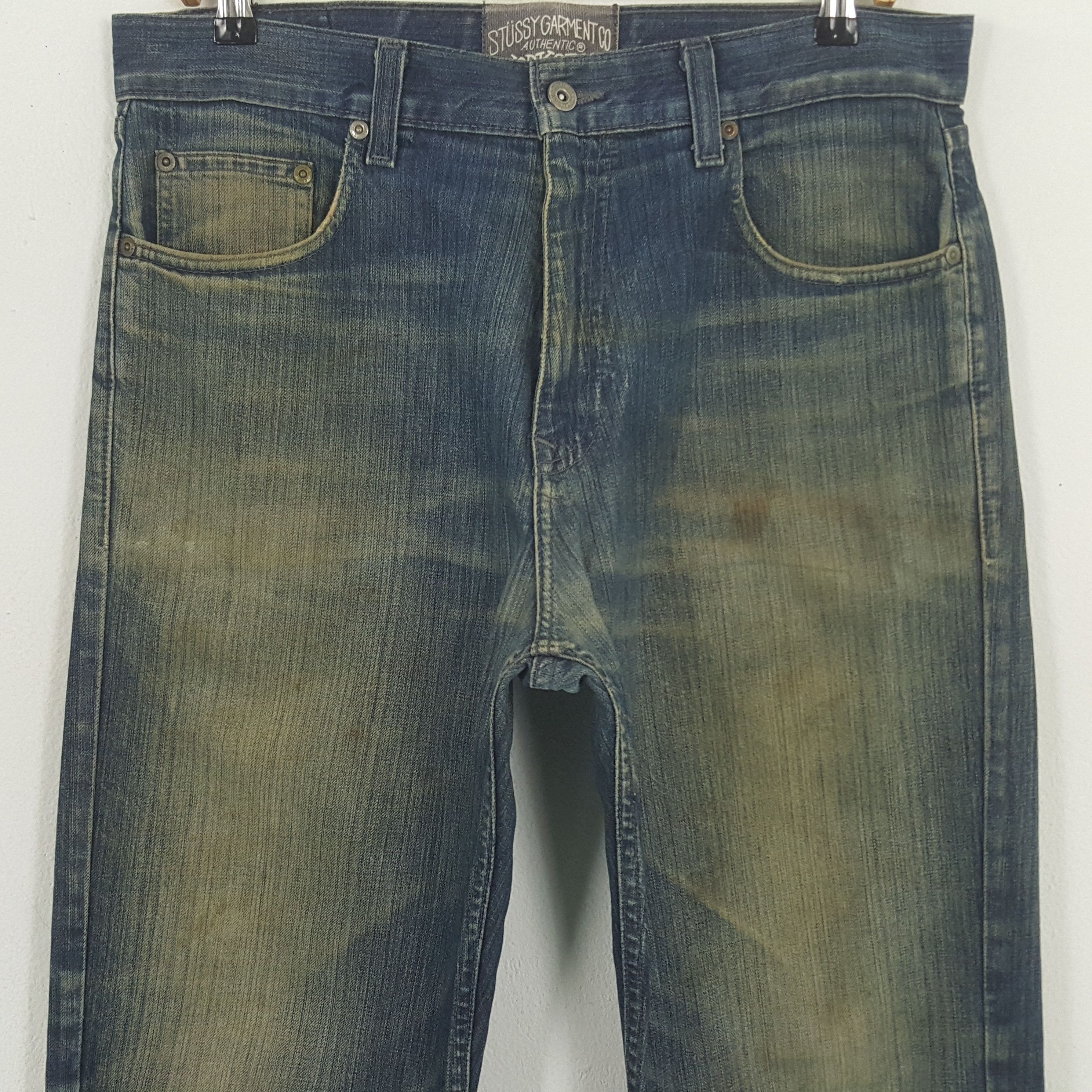 Stussy × Vintage Vintage Stussy American Brand Streetwear Denim Jeans Size US 33 - 4 Thumbnail