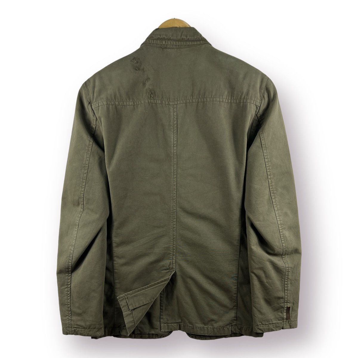 Prada ⚡️VTG PRADA MIDWEIGHT COTTON DUCK CANVAS BLAZER JACKET - 48 Size US M / EU 48-50 / 2 - 13 Thumbnail